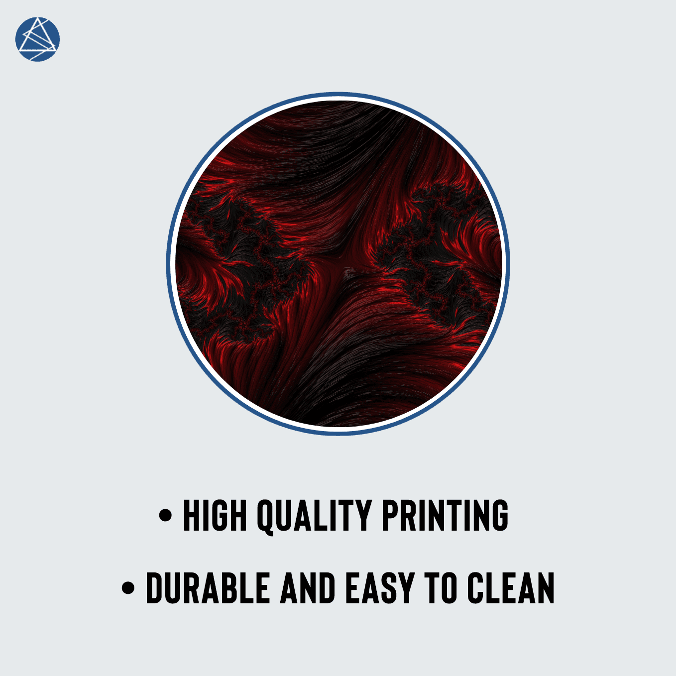 Red and Black Textured Art Mouse Pad - 23.6 x 11 Inches Desk Pad - Gaming and Workstation Mat for Dark Theme Fans - Non-Slip Rubber Base - Smooth Surface for Precise Control