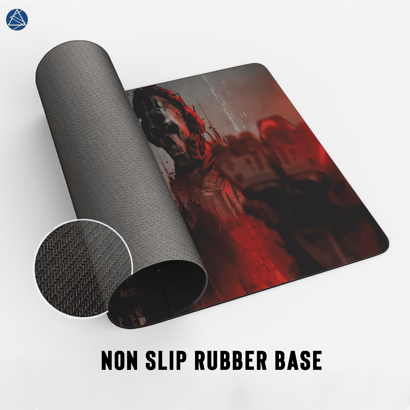 Modern Warfare 3 Captain Price Art Mouse Pad - 23.6 x 11 Inches Desk Pad - Gaming and Workstation Mat for Call of Duty Fans - Non-Slip Rubber Base - Smooth Surface for Precise Control