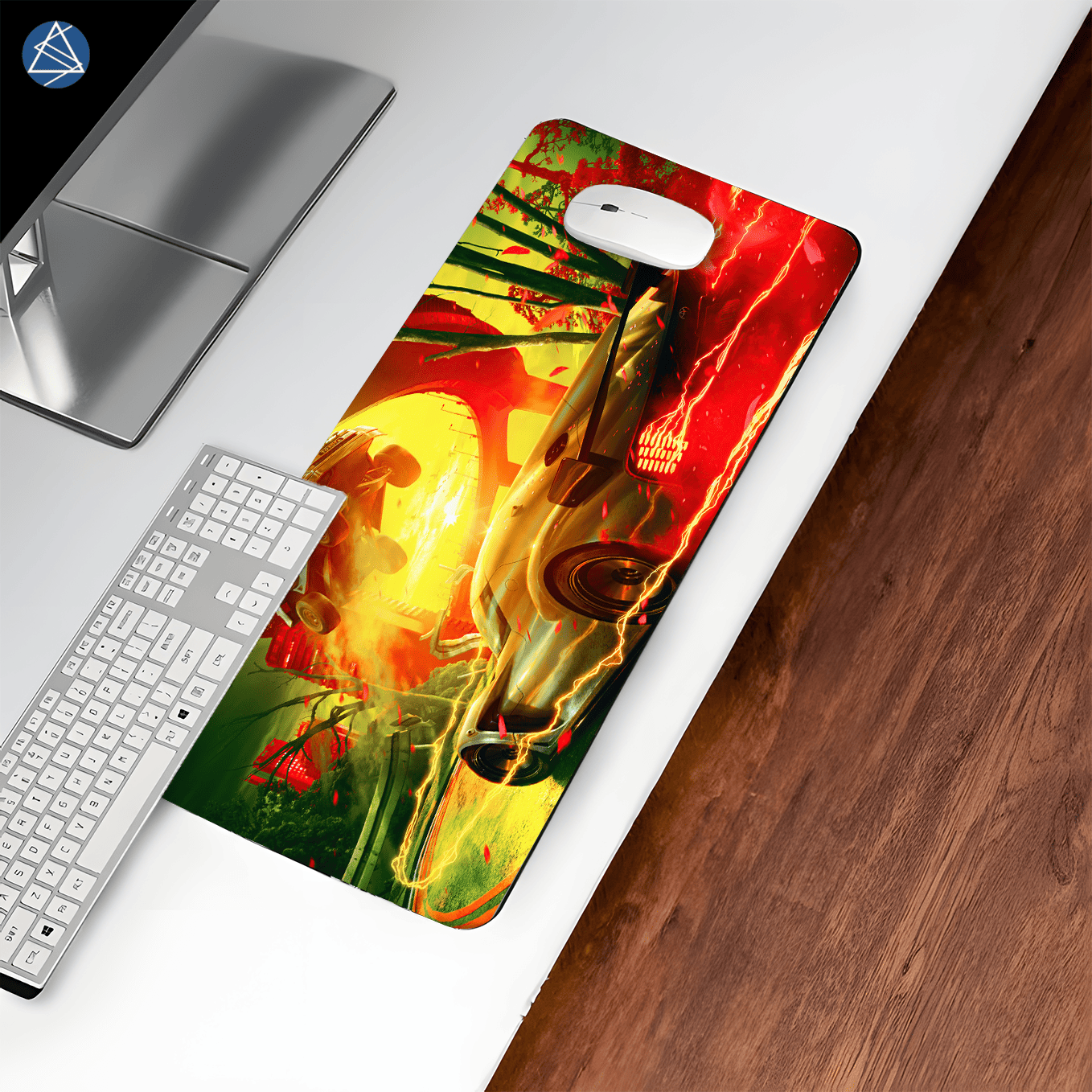 Forza Horizon Art Mouse Pad - 23.6 x 11 Inches Desk Pad - Gaming and Workstation Mat for Car Enthusiasts - Non-Slip Rubber Base - Smooth Surface for Precise Control