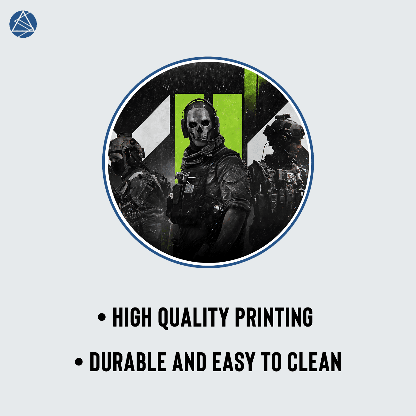 Call of Duty MW2 Trio Squad Art Mouse Pad - 23.6 x 11 Inches Desk Pad - Gaming and Workstation Mat for Action Fans - Non-Slip Rubber Base - Smooth Surface for Precise Control