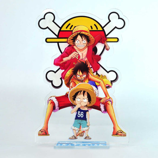 One Piece Monkey D Luffy Acrylic with stand (Uv print, 15cm long 10cm wide)