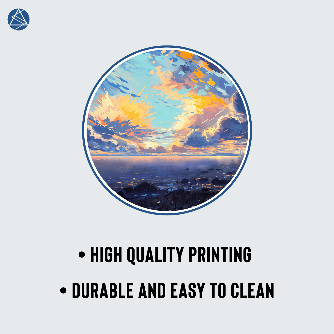 Anime Style Beautiful City Landscape Art Mouse Pad - 23.6 x 11 Inches Desk Pad - Gaming and Workstation Mat for Beautiful Scenery - Non-Slip Rubber Base - Smooth Surface for Precise Control