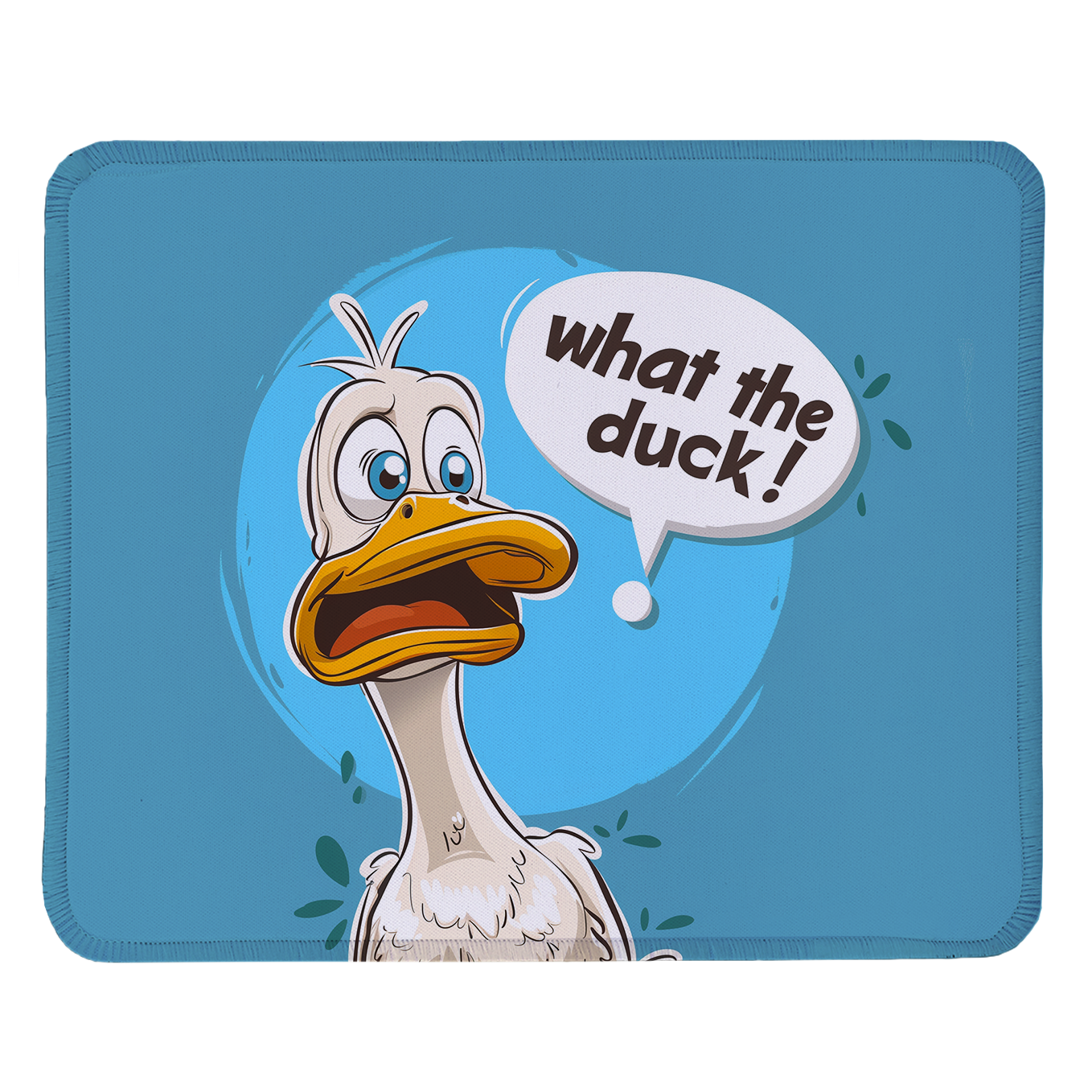 Sarcastic Cartoons – Set of 2 Stitched Gaming Mouse Pads with Anti-Slip Rubber Base and Waterproof Surface