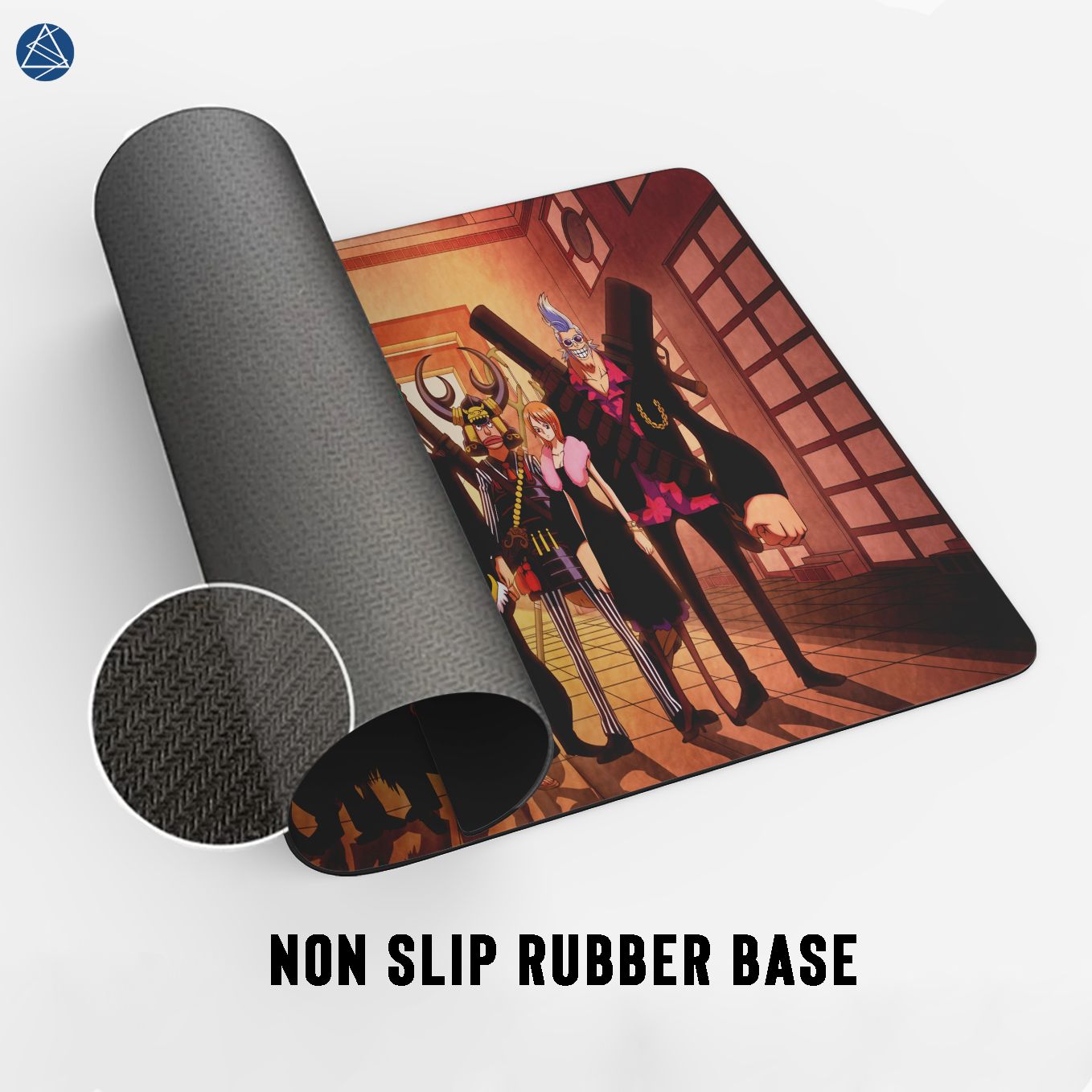 One Piece Mouse Pad - 23.6 x 11 Inches Desk Pad - Gaming and Workstation Mat - Non-Slip Rubber Base - Smooth Surface for Precise Control