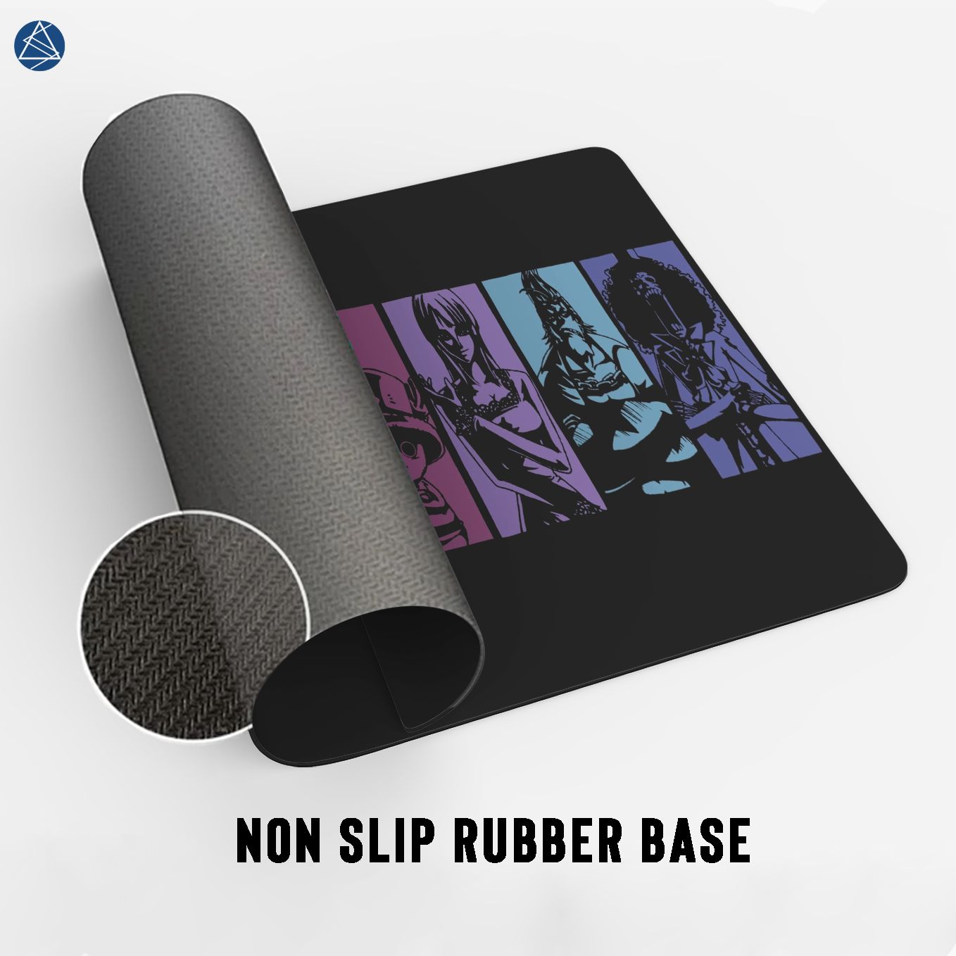 One Piece Mouse Pad - 23.6 x 11 Inch Desk Pad - Gaming and Workstation Mat - Non-Slip Rubber Base - Smooth Surface for Precise Control