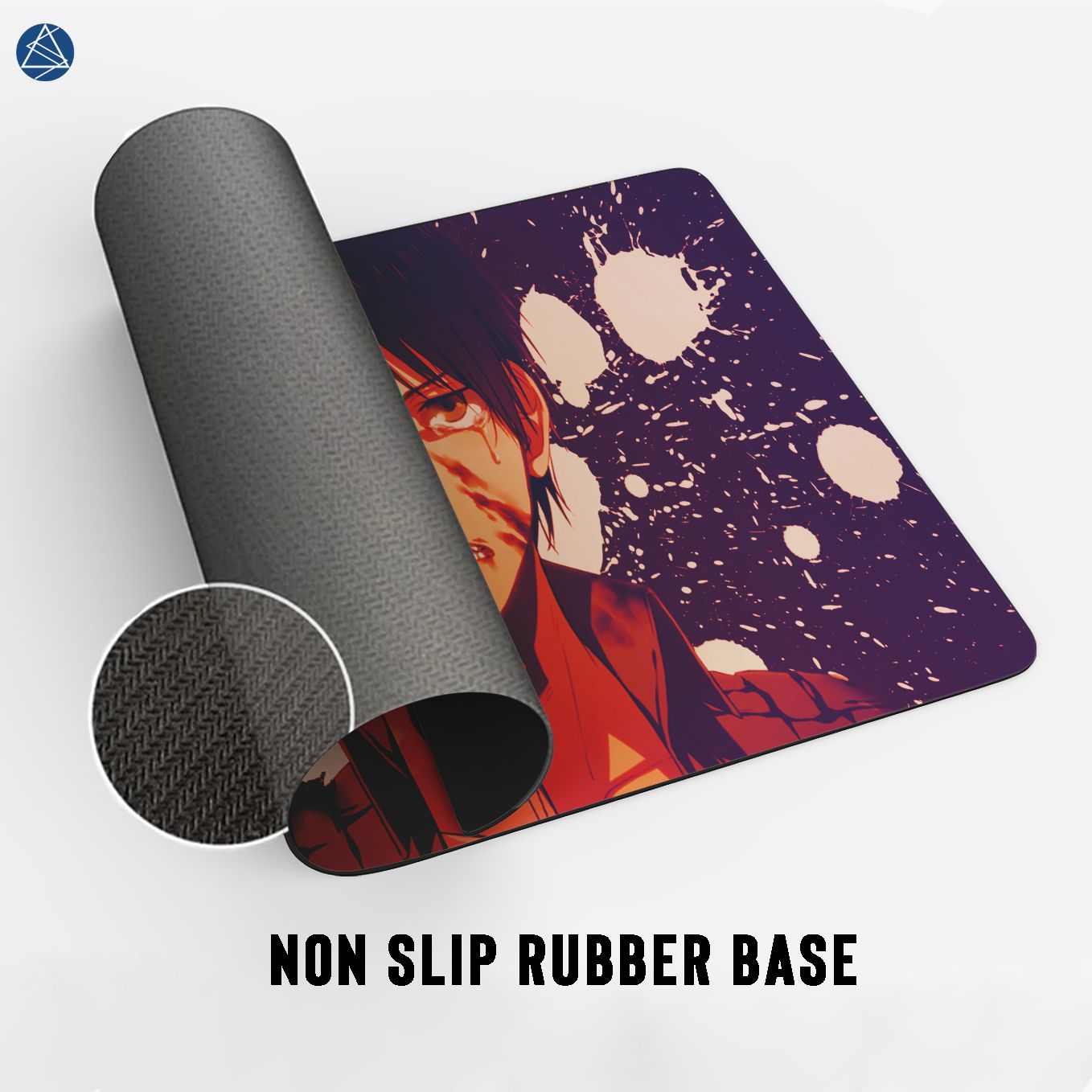 Attack on Titan Mouse Pad - 23.6 x 11 Inches Desk Pad - Gaming and Workstation Mat for Eren Attack Titan Survery Corps Fans - Non-Slip Rubber Base - Smooth Surface for Precise Control