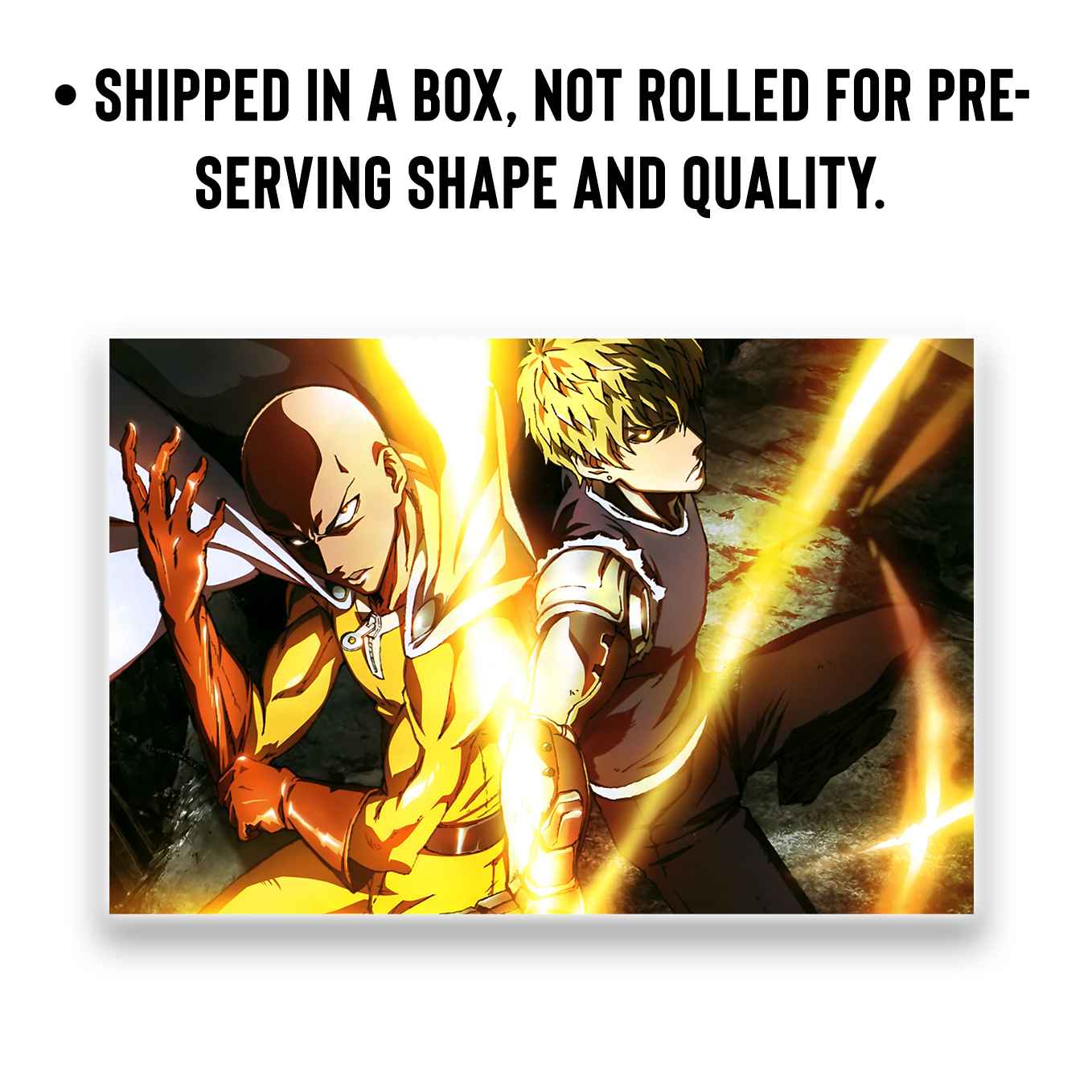 One Punch Man set of 6 Landscape posters (12x18-Inch, 350 GSM) Comes with double sided tape