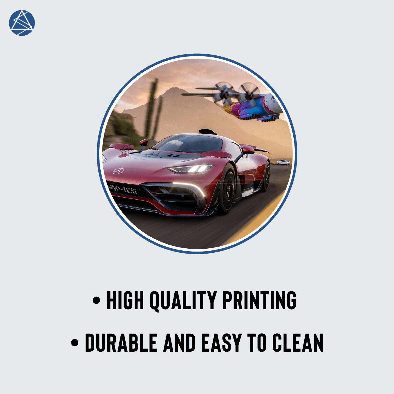 Forza Horizon 5 Sports Race Art Mouse Pad - 23.6 x 11 Inches Desk Pad - Gaming and Workstation Mat for Racing Games Fans - Non-Slip Rubber Base - Smooth Surface for Precise Control