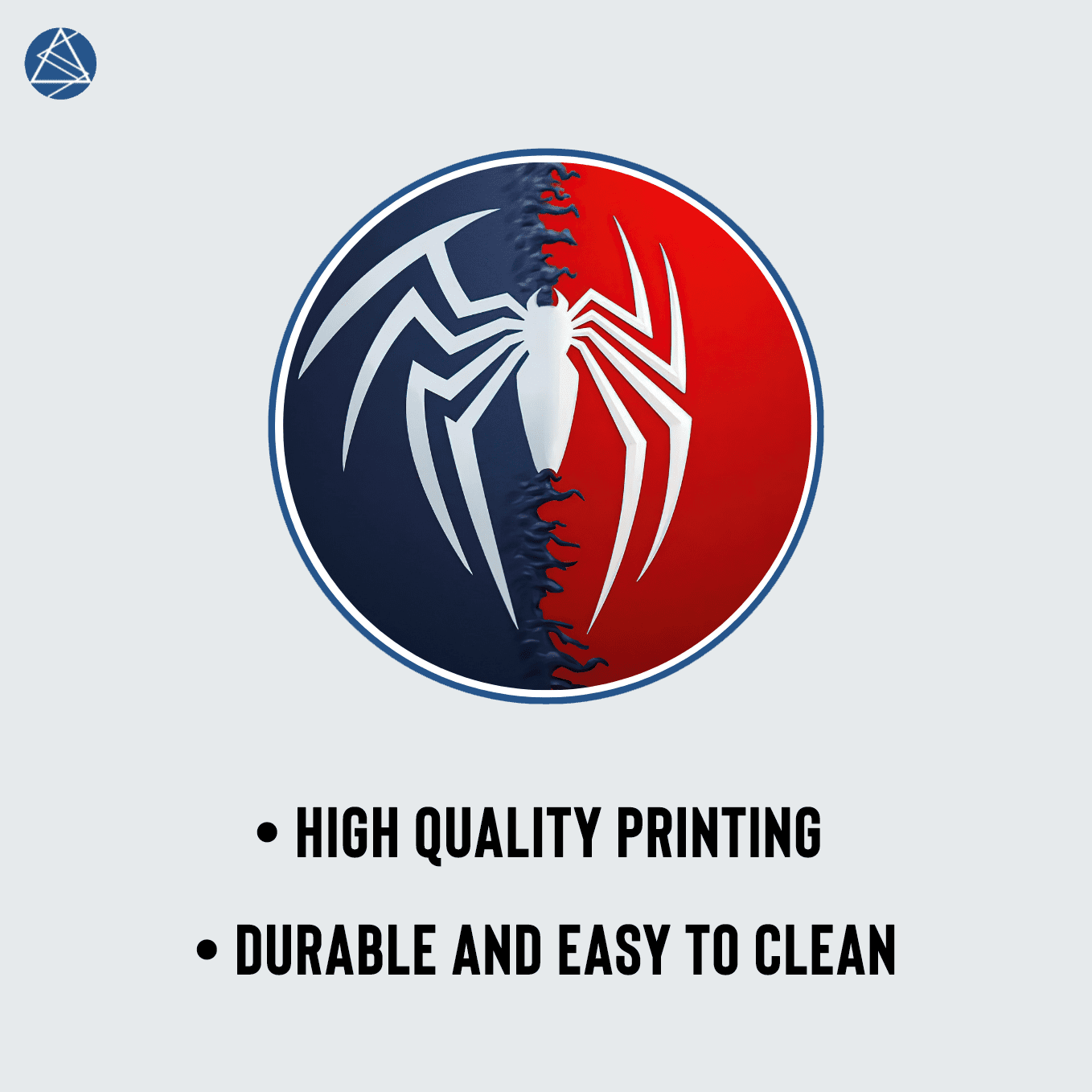 Marvel's Spiderman and Venom Art Mouse Pad - 23.6 x 11 Inches Desk Pad - Gaming and Workstation Mat for Superhero Fans - Non-Slip Rubber Base - Smooth Surface for Precise Control