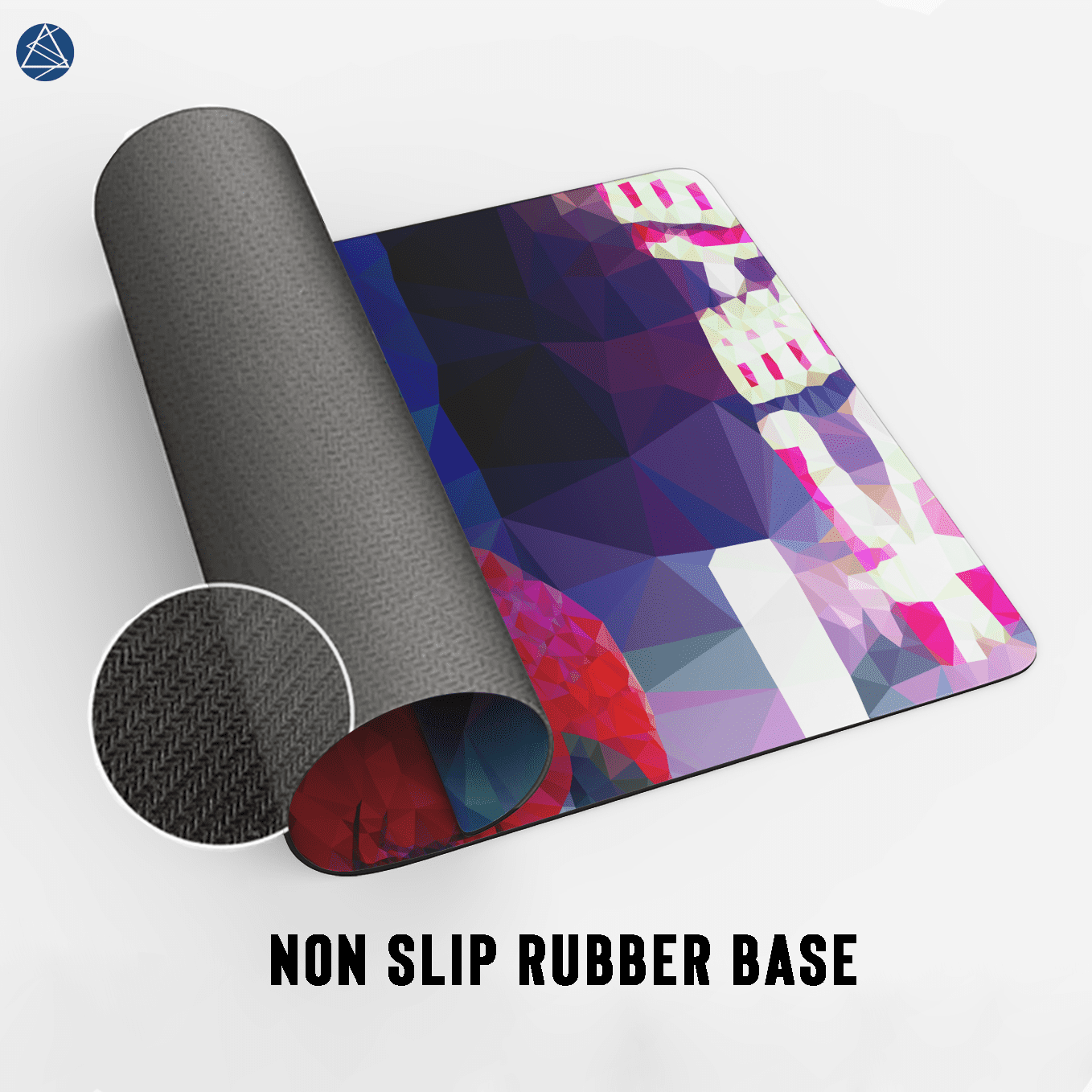 Amazing Spider Man Low Poly Art Mouse Pad - 23.6 x 11 Inches Desk Pad - Gaming and Workstation Mat for Spiderverse Fans - Non-Slip Rubber Base - Smooth Surface for Precise Control