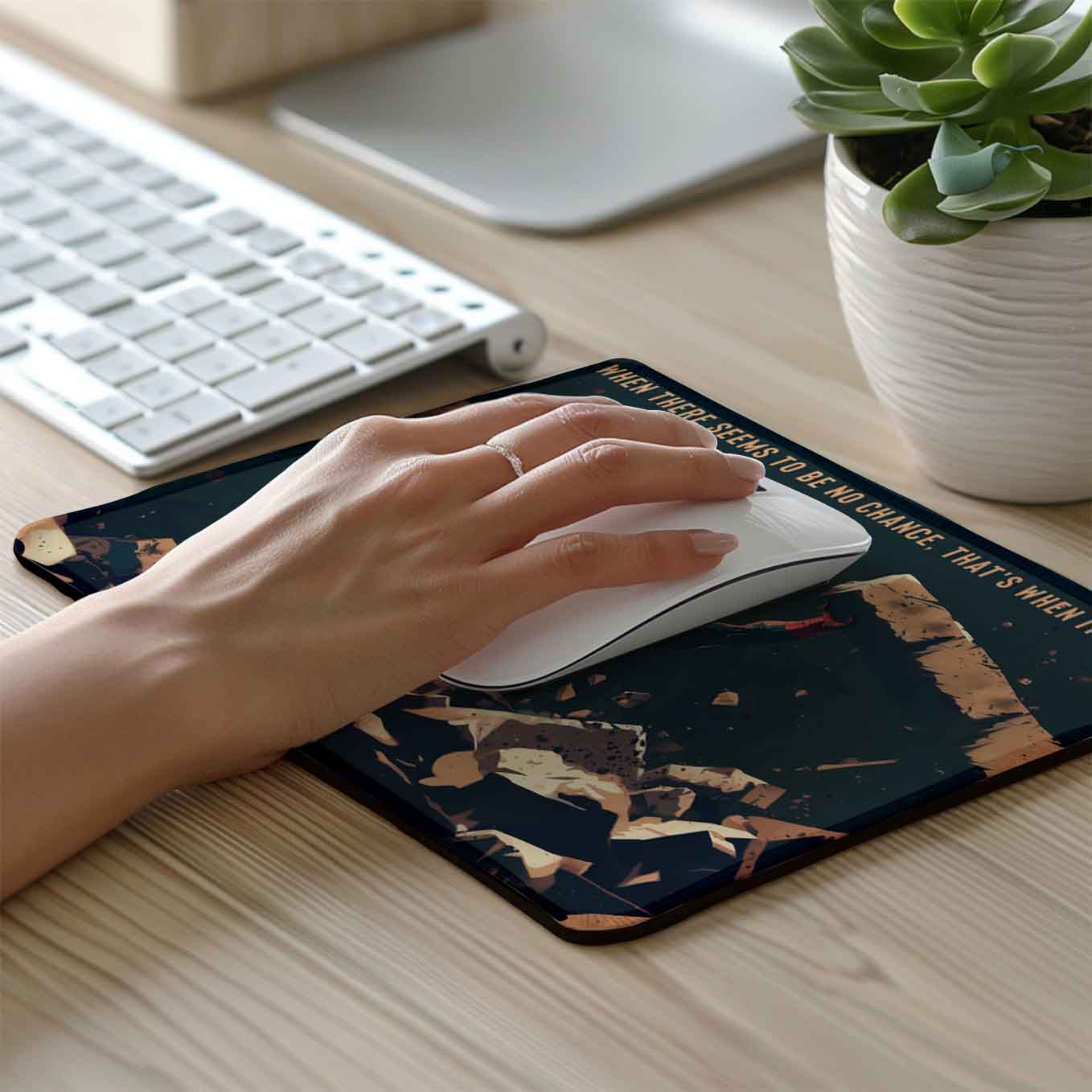 Spiderman Set of 2 Stitched Gaming Mouse Pads with Anti-Slip Rubber Base and Waterproof Surface