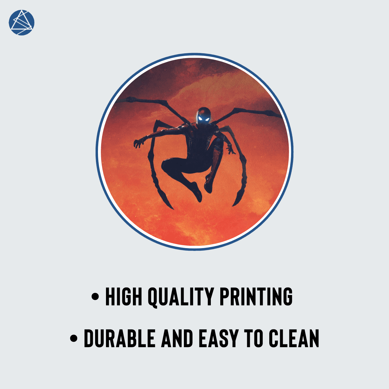 Marvel's Iron Spiderman Suit Mouse Pad - 23.6 x 11 Inches Desk Pad - Gaming and Workstation Mat for Spiderverse Fans - Non-Slip Rubber Base - Smooth Surface for Precise Control