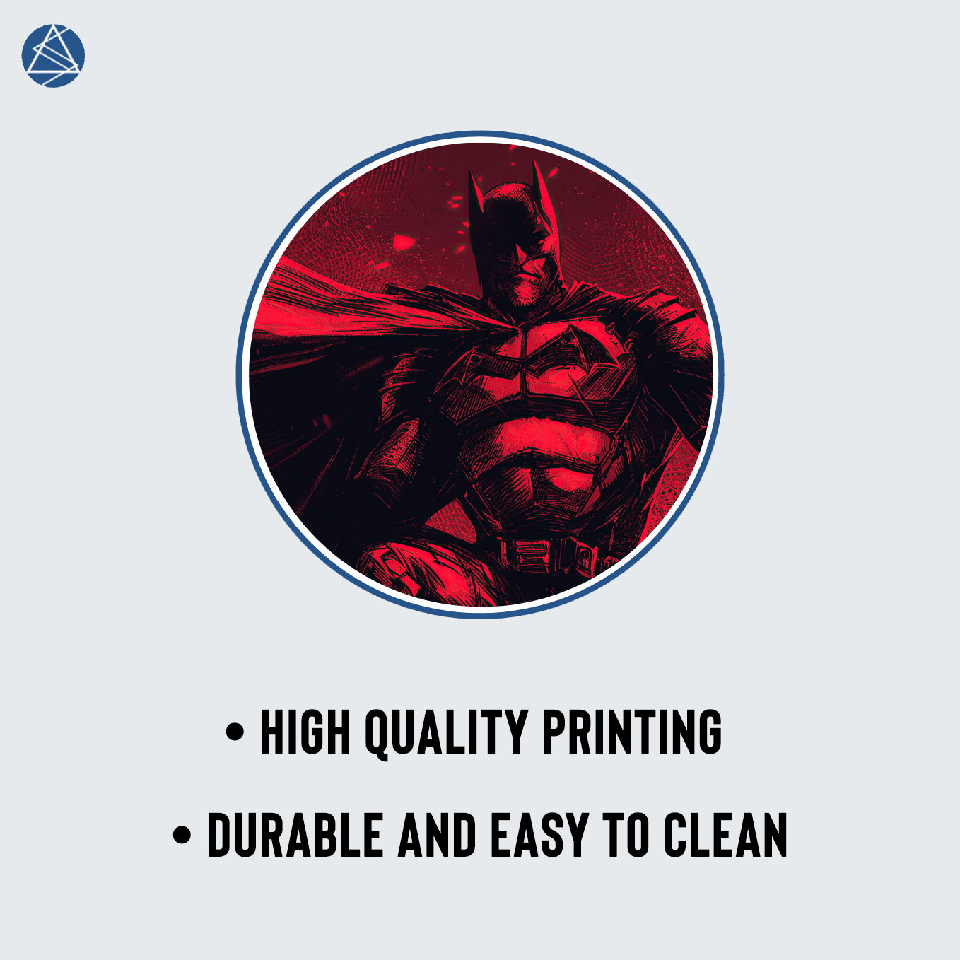 The Dark Knight Comic Art Mouse Pad - 23.6 x 11 Inches Desk Pad - Gaming and Workstation Mat for Batman Art Fans - Non-Slip Rubber Base - Smooth Surface for Precise Control