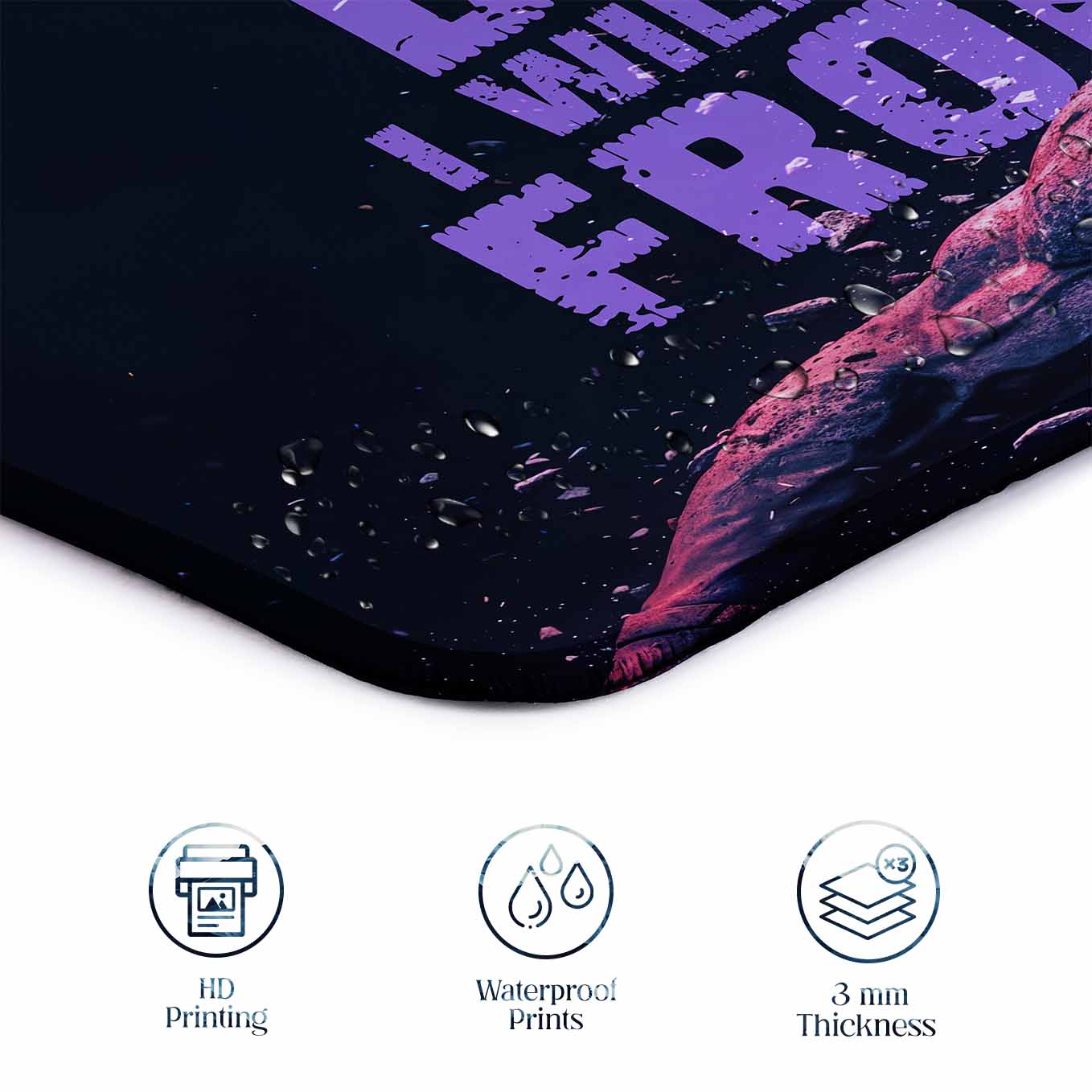 Break Me Gladiator Motivational Deskpad 23.6 x 11 Inches – Warrior Quote Spartan Office and Gaming Setup