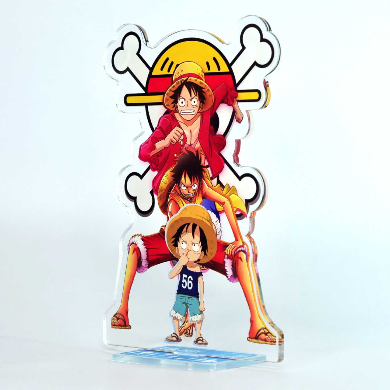 One Piece Monkey D Luffy Acrylic with stand (Uv print, 15cm long 10cm wide)