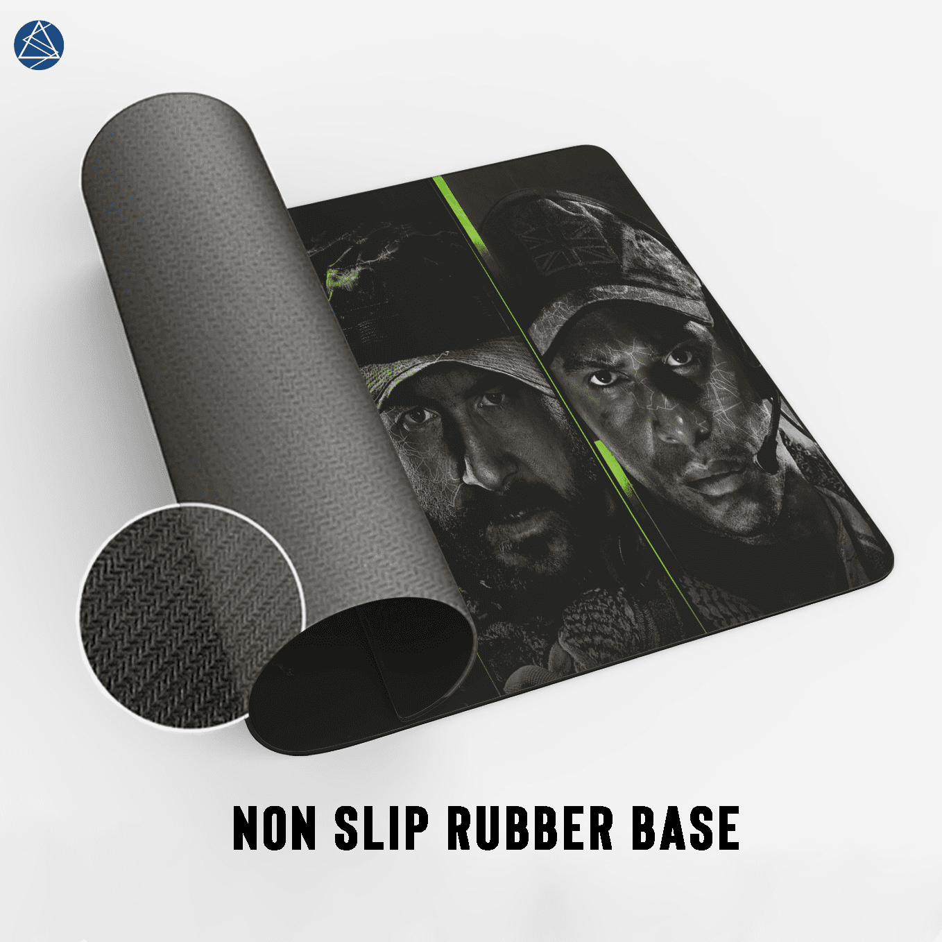 Call of Duty MW2 Ghost Art Mouse Pad - 23.6 x 11 Inches Desk Pad - Gaming and Workstation Mat for Action Fans - Non-Slip Rubber Base - Smooth Surface for Precise Control