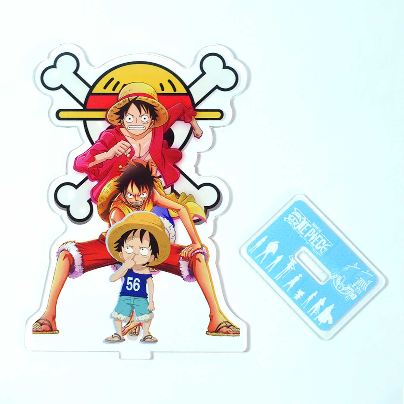 One Piece Monkey D Luffy Acrylic with stand (Uv print, 15cm long 10cm wide)