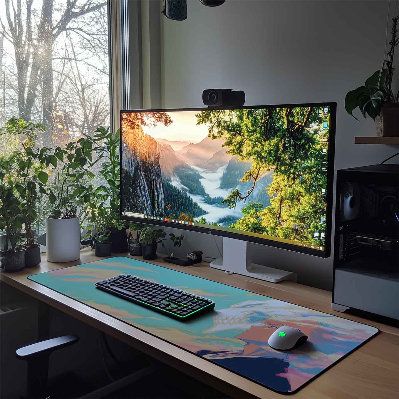 Bleach Ichigo Hollow XXXL Deskpad – 36x14 Inches Extra Large Mouse Pad with Non-Slip Rubber base, Stitched Edges, Waterproof Surface – Ideal for Gaming and Office Desk