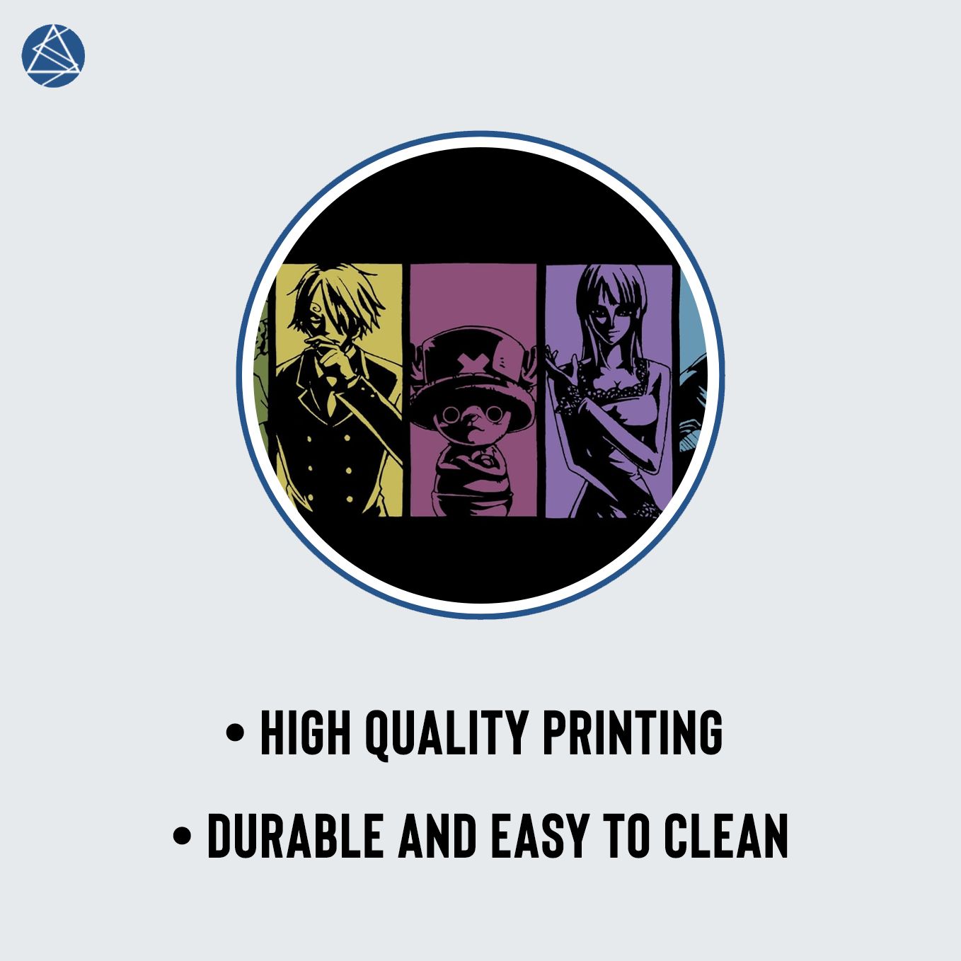 One Piece Mouse Pad - 23.6 x 11 Inch Desk Pad - Gaming and Workstation Mat - Non-Slip Rubber Base - Smooth Surface for Precise Control