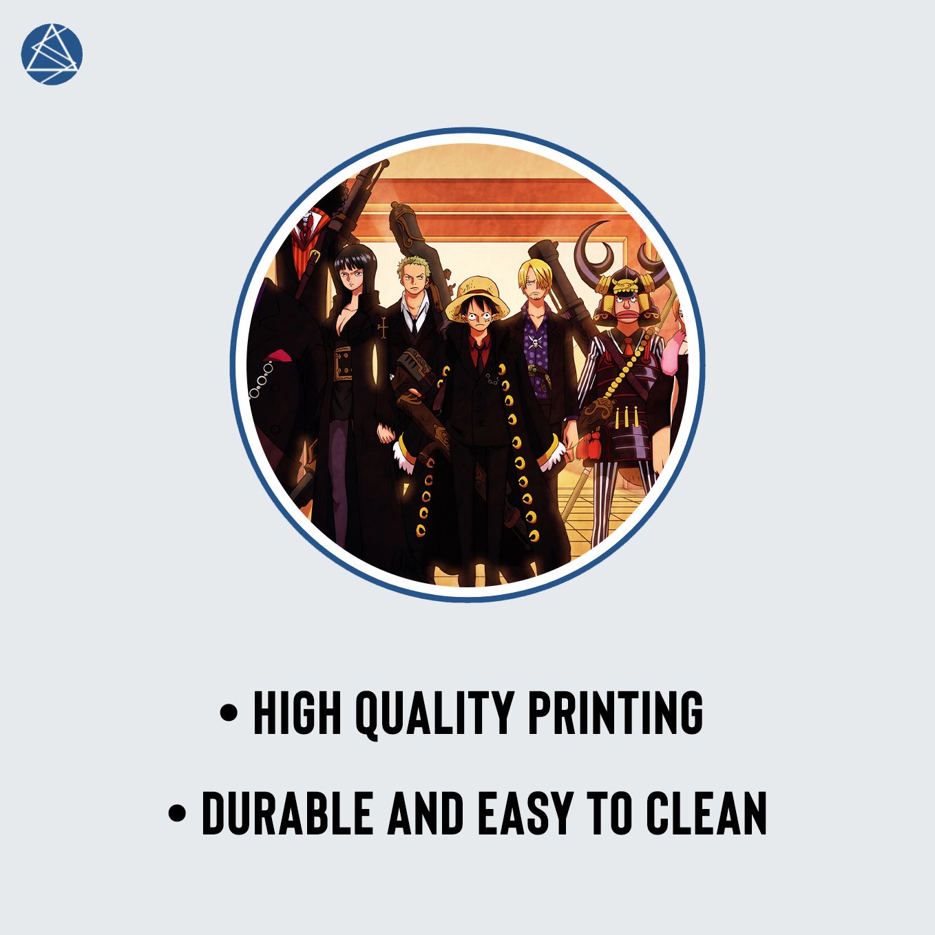 One Piece Mouse Pad - 23.6 x 11 Inches Desk Pad - Gaming and Workstation Mat - Non-Slip Rubber Base - Smooth Surface for Precise Control