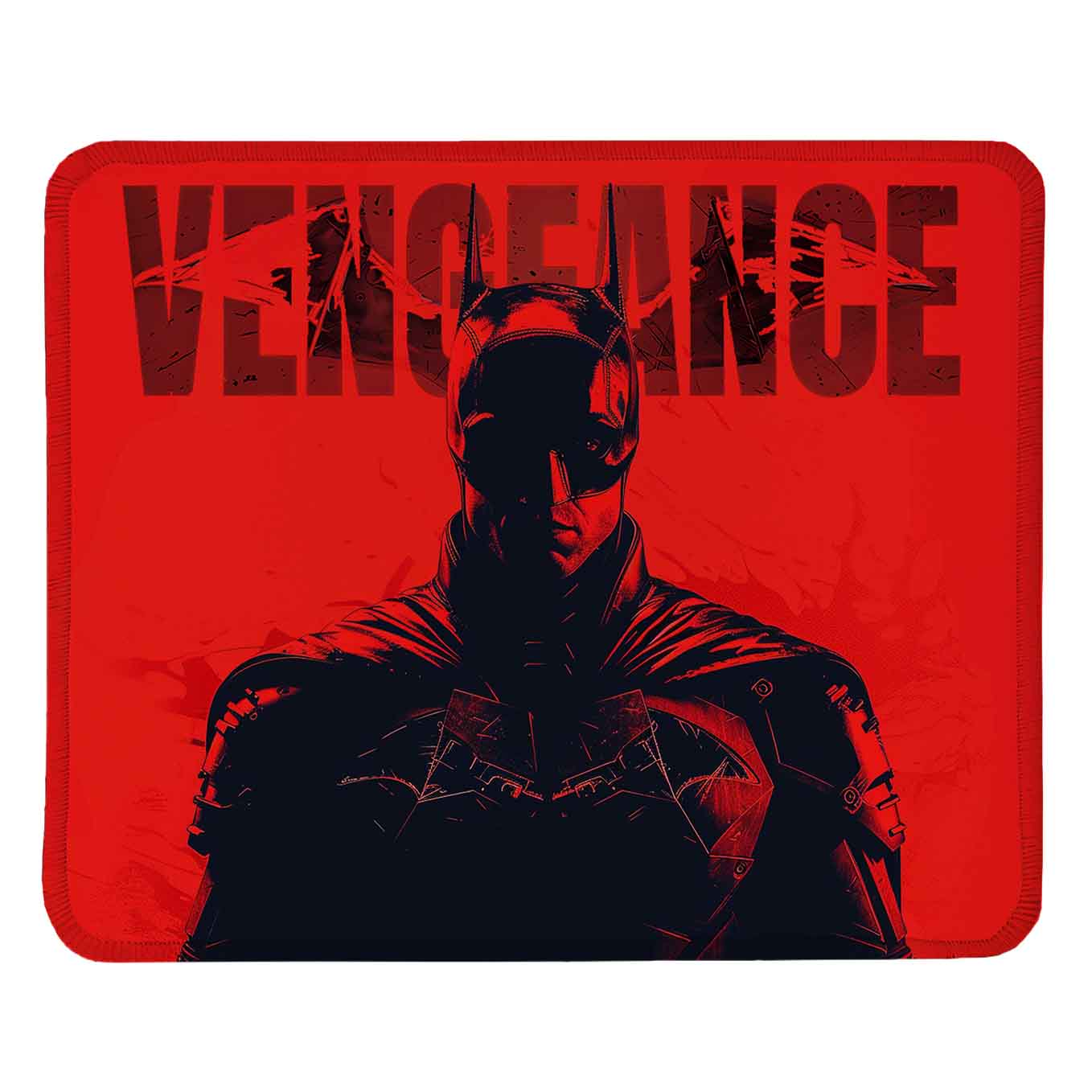 Batman Set of 2 Stitched Gaming Mouse Pads with Anti-Slip Rubber Base and Waterproof Surface