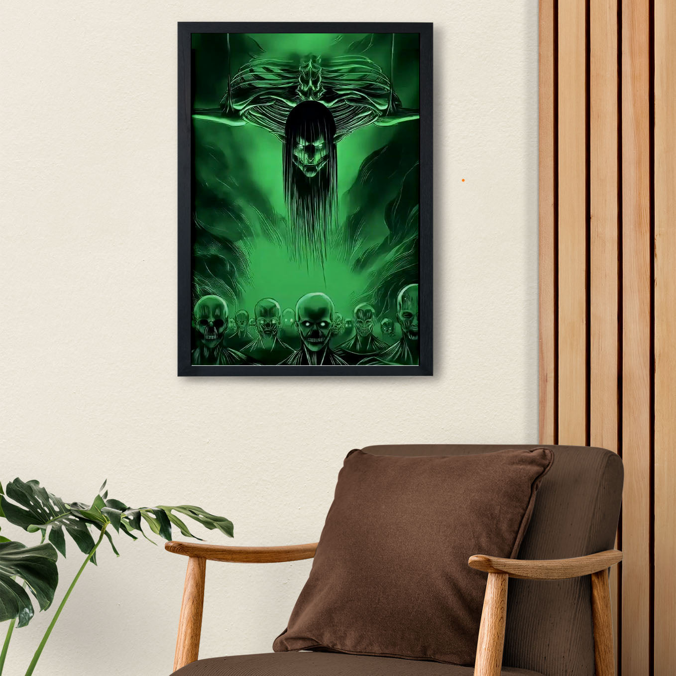 Attack on Titan Final Season Poster anime framed (13x19-Inch, Plexi-Glass, Textured Frame) - SoulAbiti