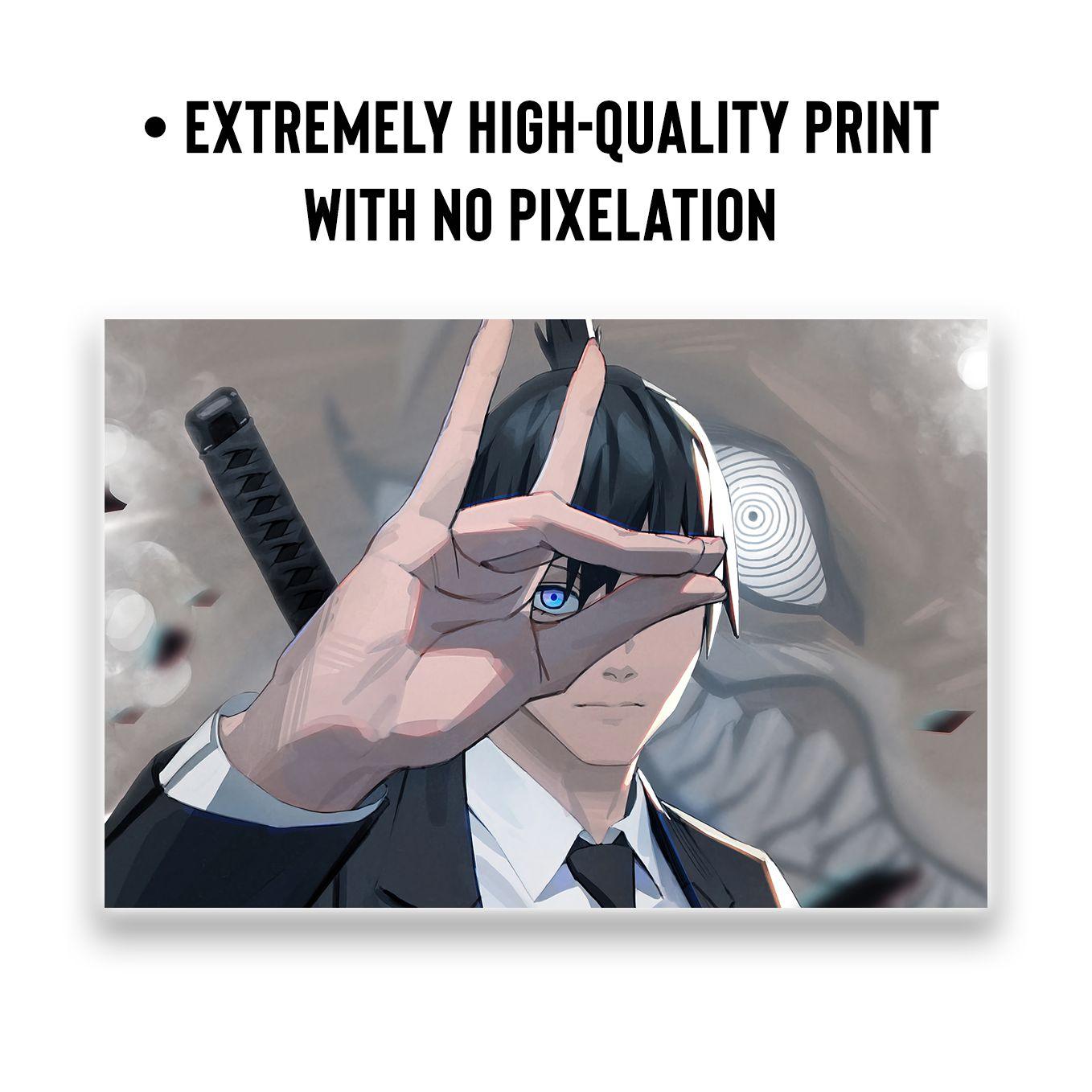 Chainsaw man Set of 10 Anime posters Landscape 12x18 inches-Comes with double-sided tape - SoulAbiti
