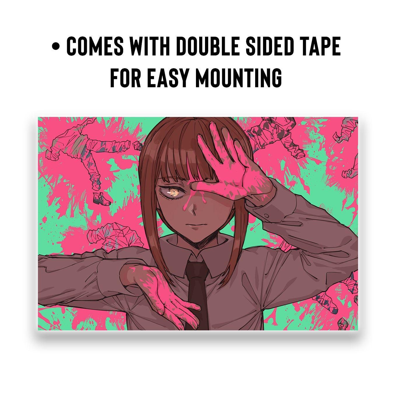 Chainsaw man Set of 10 Anime posters Landscape 12x18 inches-Comes with double-sided tape - SoulAbiti