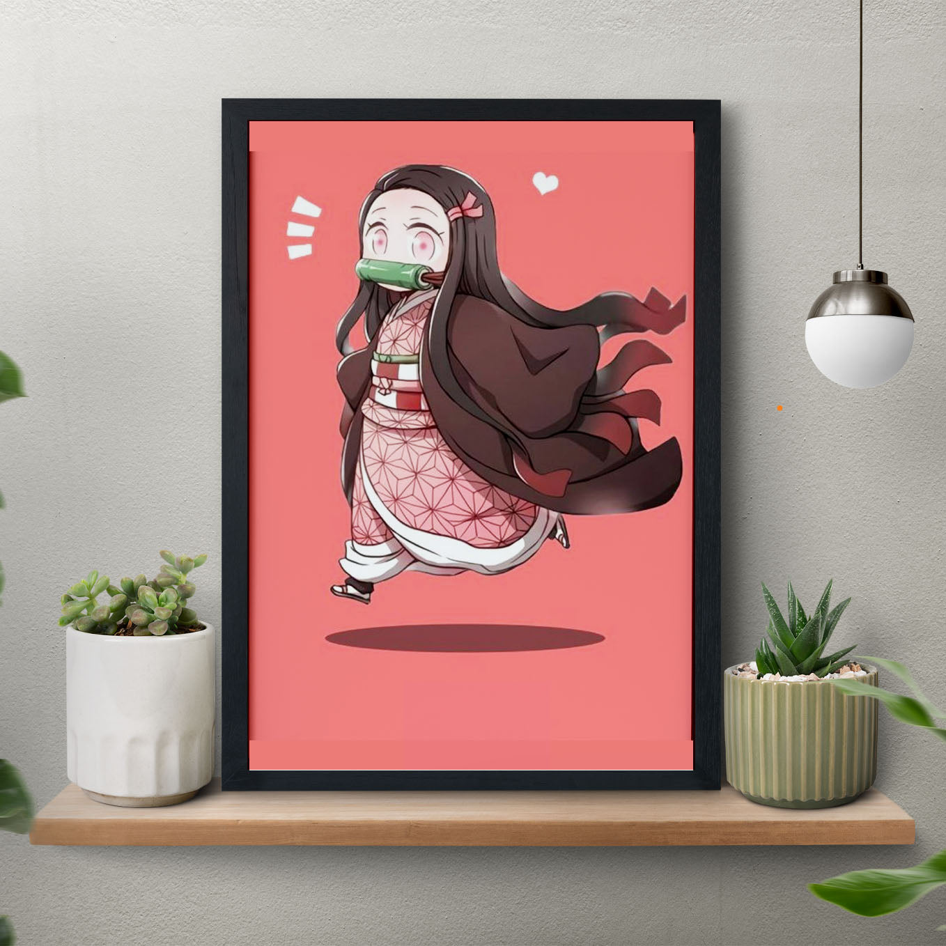 Demon Slayer marzi se image ke according Poster art framed 13x19-Inch - SoulAbiti