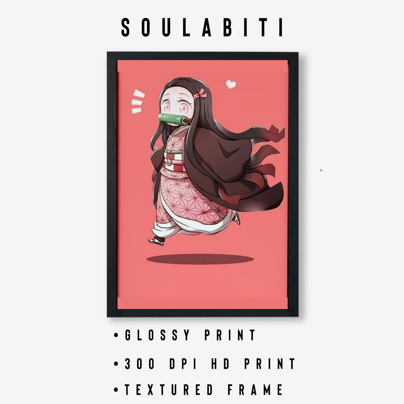 Demon Slayer marzi se image ke according Poster art framed 13x19-Inch - SoulAbiti