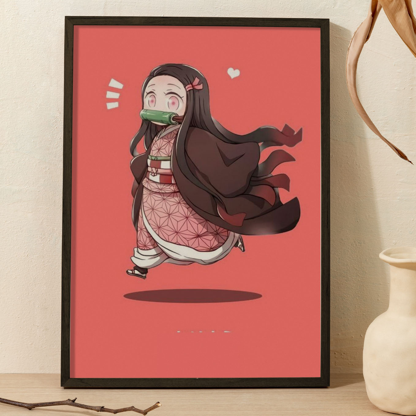 Demon Slayer marzi se image ke according Poster art framed 13x19-Inch - SoulAbiti
