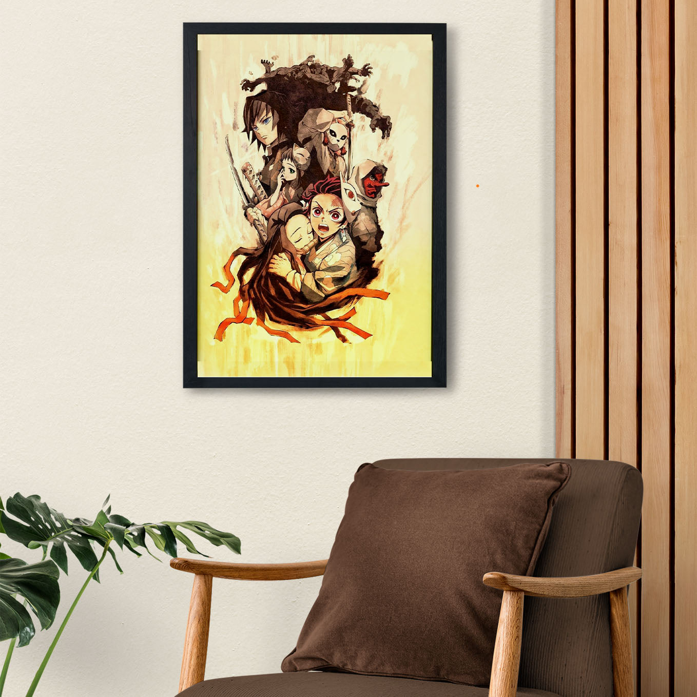Demon Slayer Season 1 Poster framed 13x19-inches with Plexi-glass - SoulAbiti