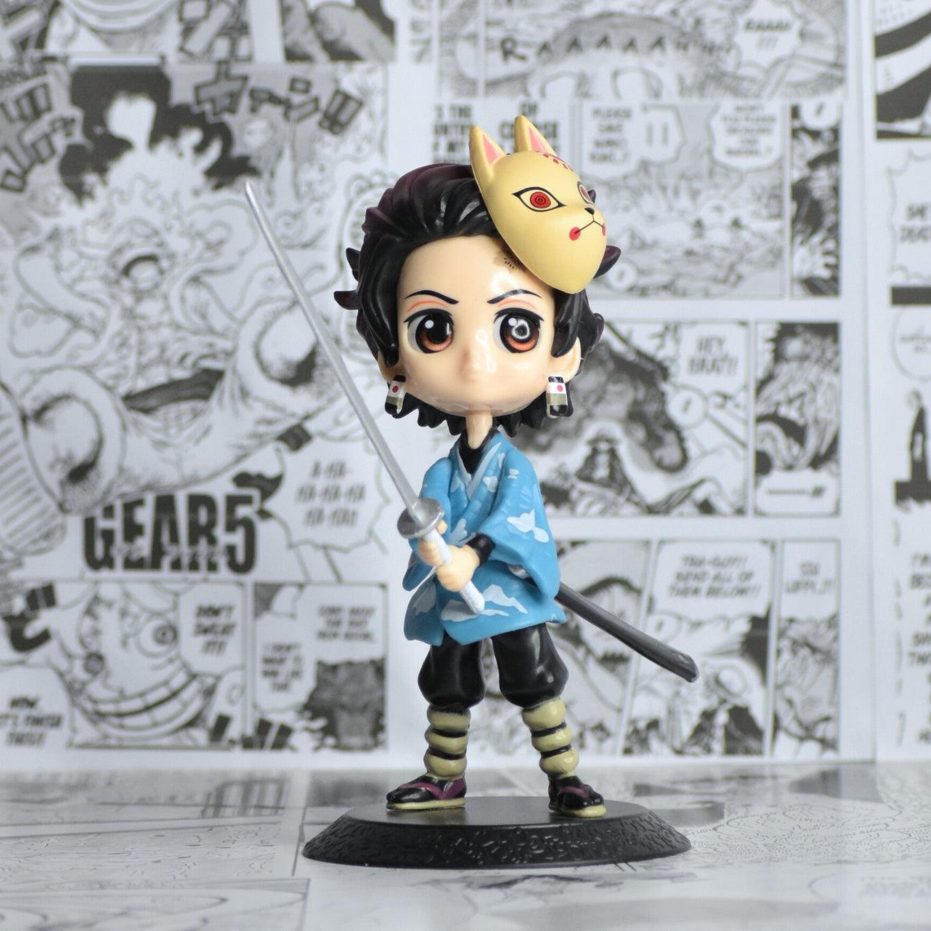 Demon Slayer Tanjiro Kamado Action Figure (15cm) with Oval Base - SoulAbiti