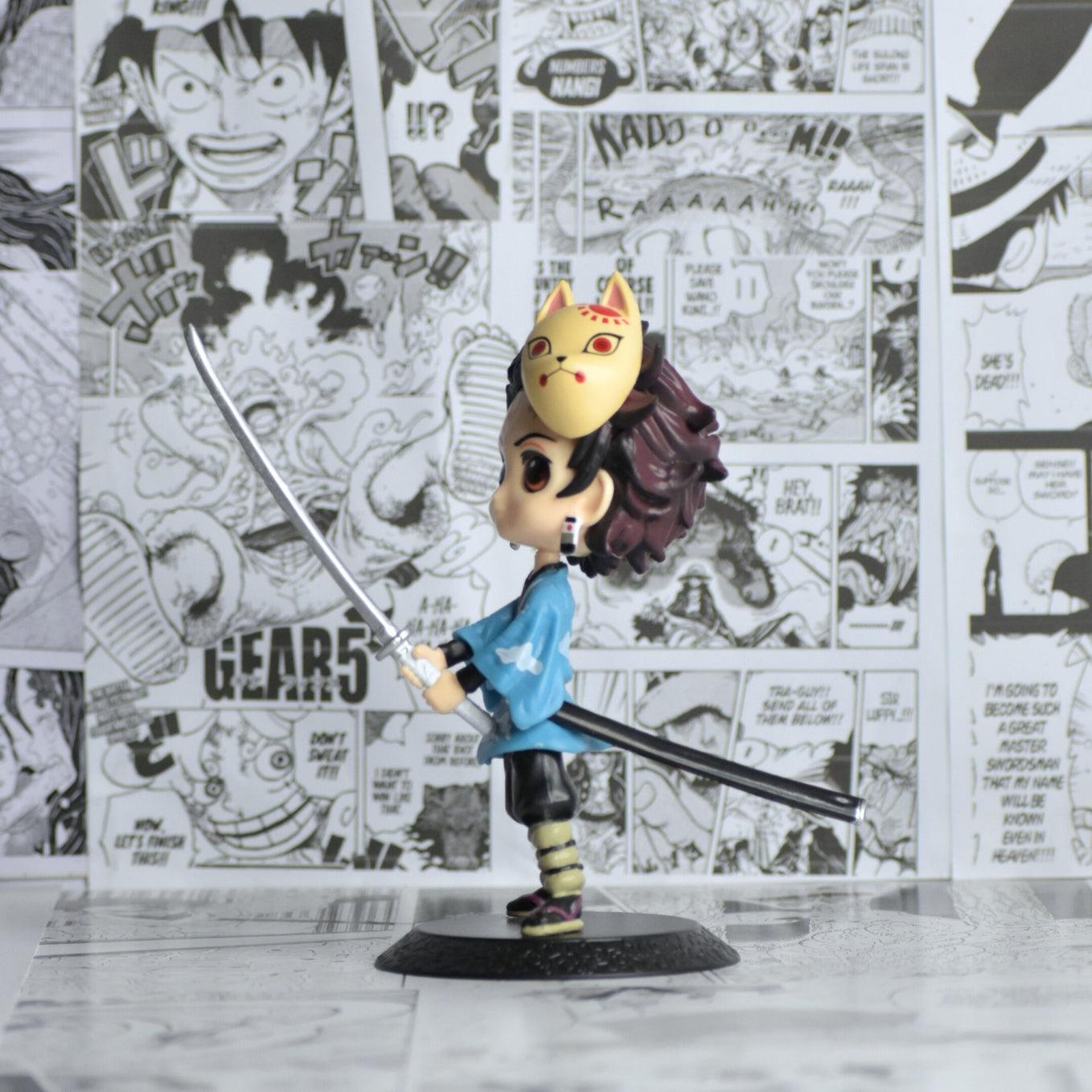 Demon Slayer Tanjiro Kamado Action Figure (15cm) with Oval Base - SoulAbiti