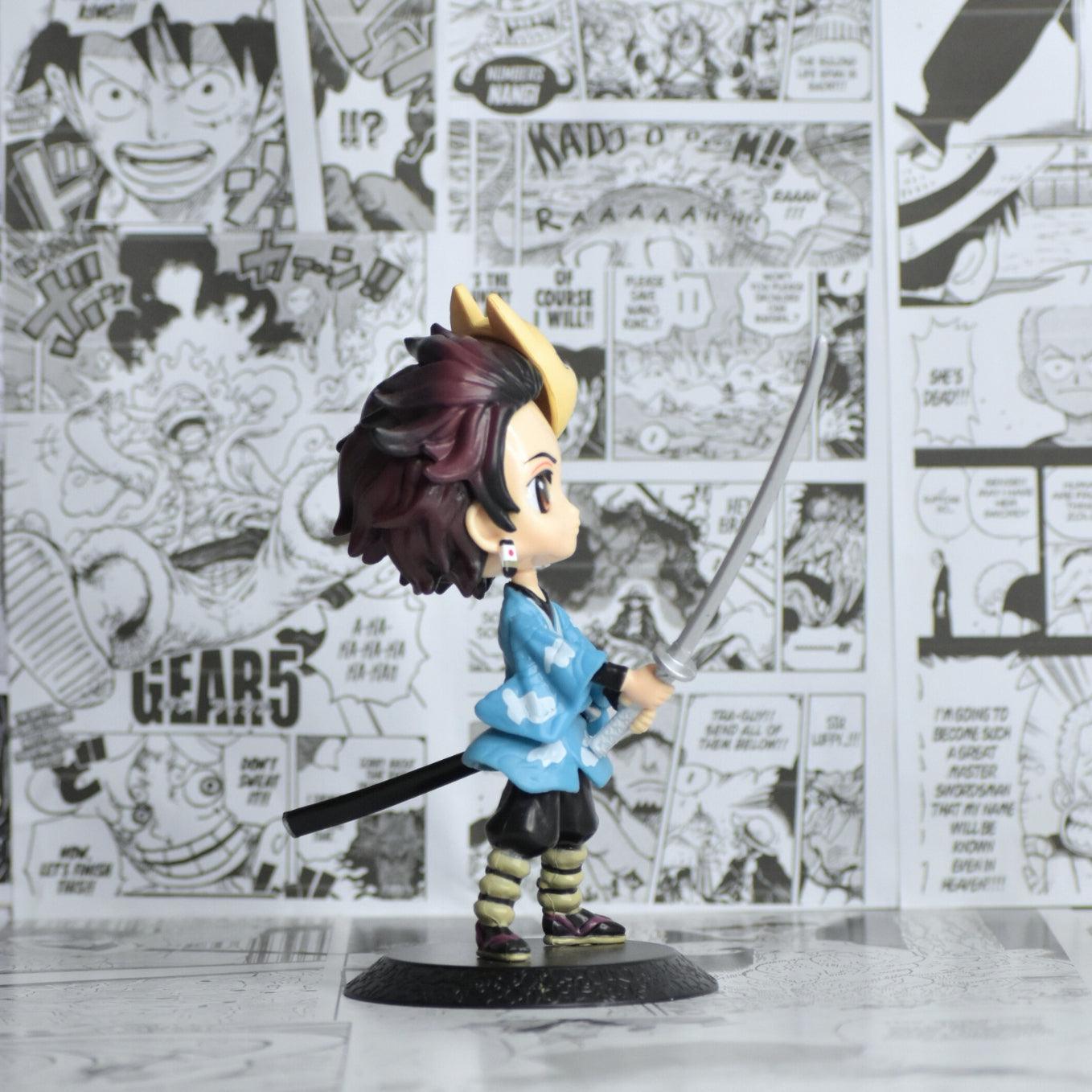 Demon Slayer Tanjiro Kamado Action Figure (15cm) with Oval Base - SoulAbiti