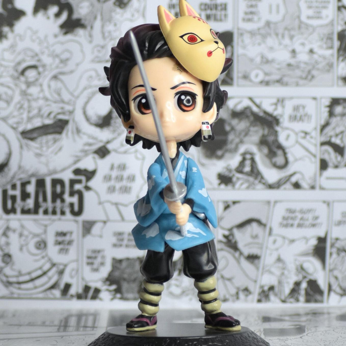 Demon Slayer Tanjiro Kamado Action Figure (15cm) with Oval Base - SoulAbiti