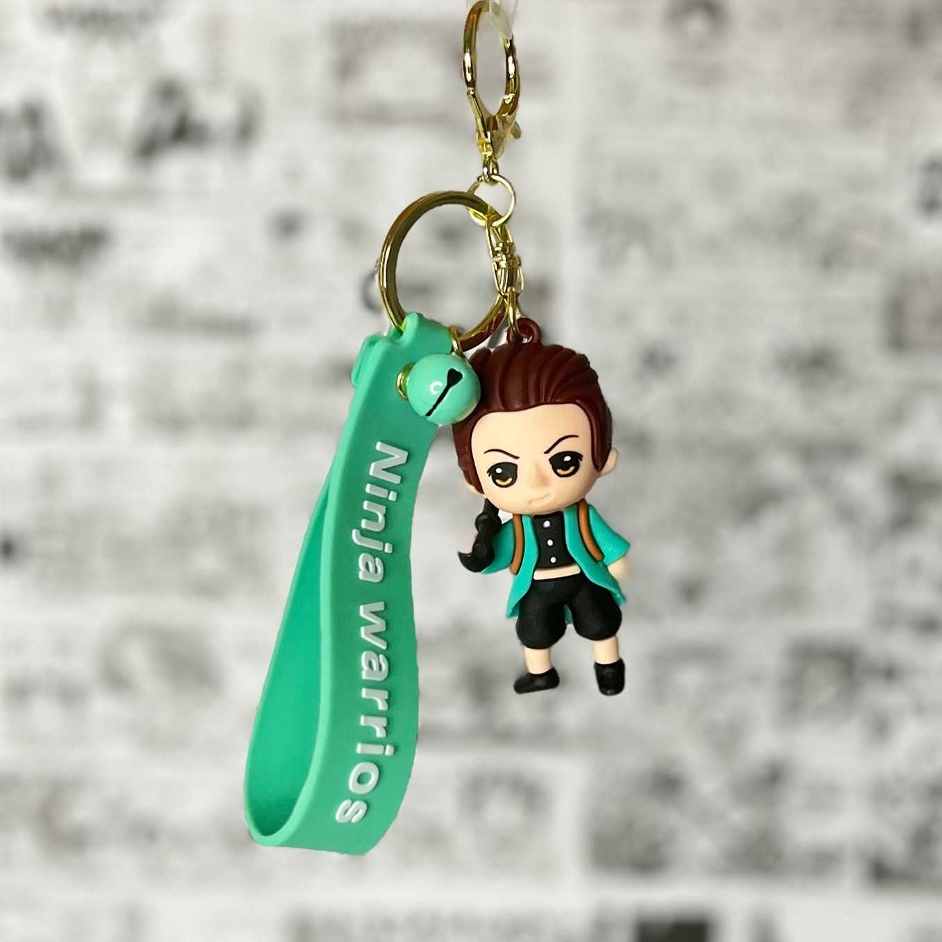 Demon Slayer Tanjiro kamado Style Rubber Keychain - SoulAbiti