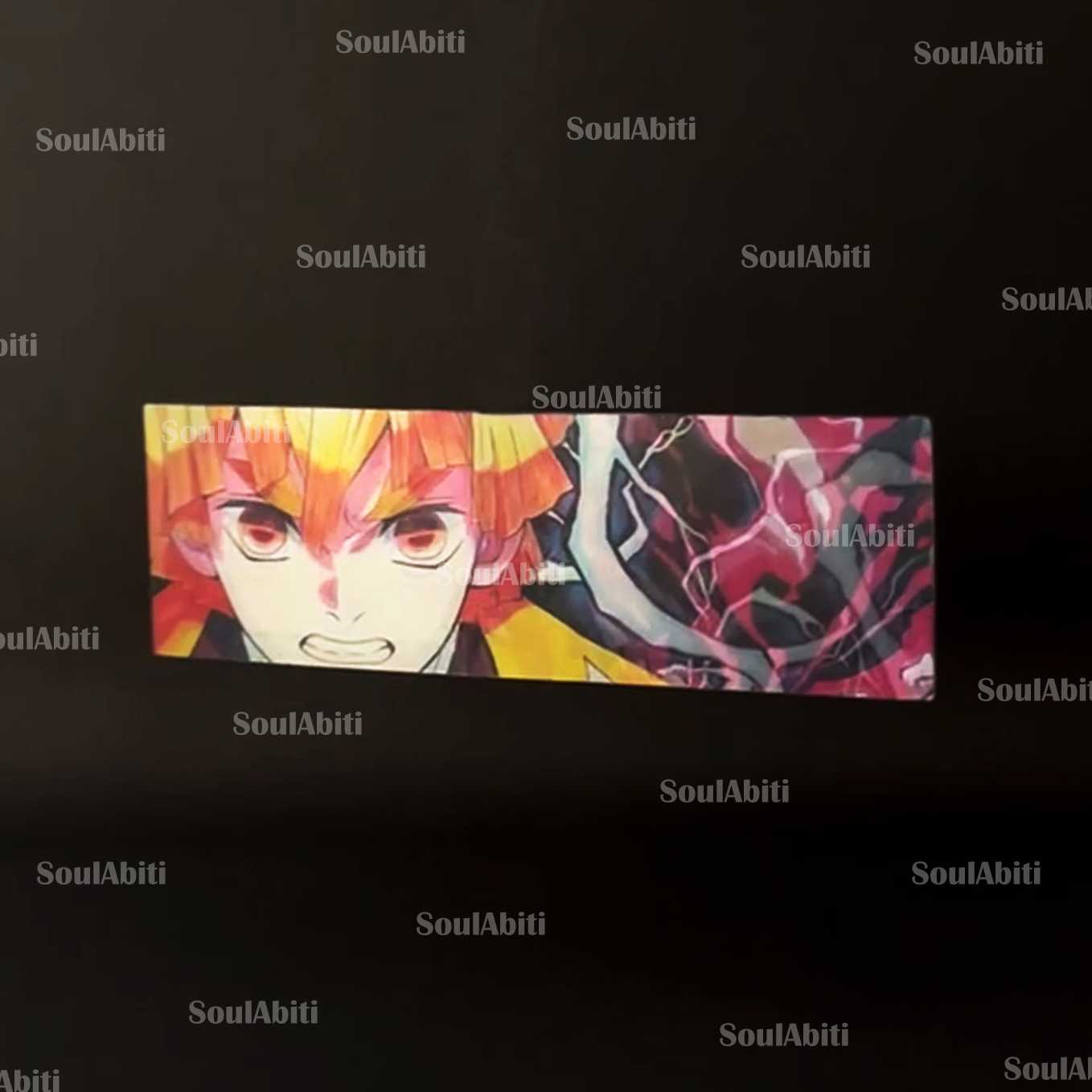 Demon slayer Tanjiro, Zenitsu and Nezuko 3 in 1 Lenticular sticker (3d) - SoulAbiti