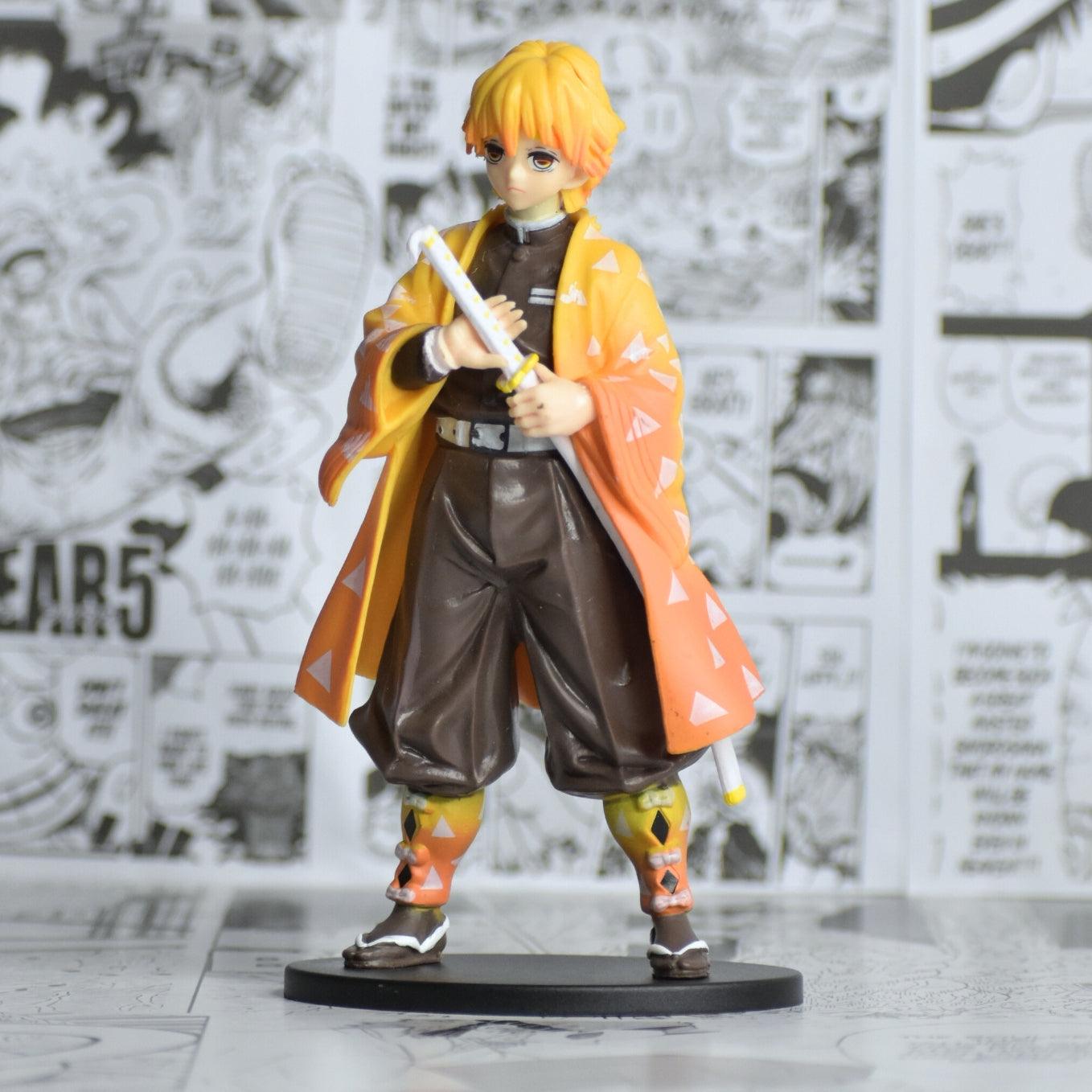 Demon Slayer Zenitsu Action Figure (16cm) with Oval Base - SoulAbiti