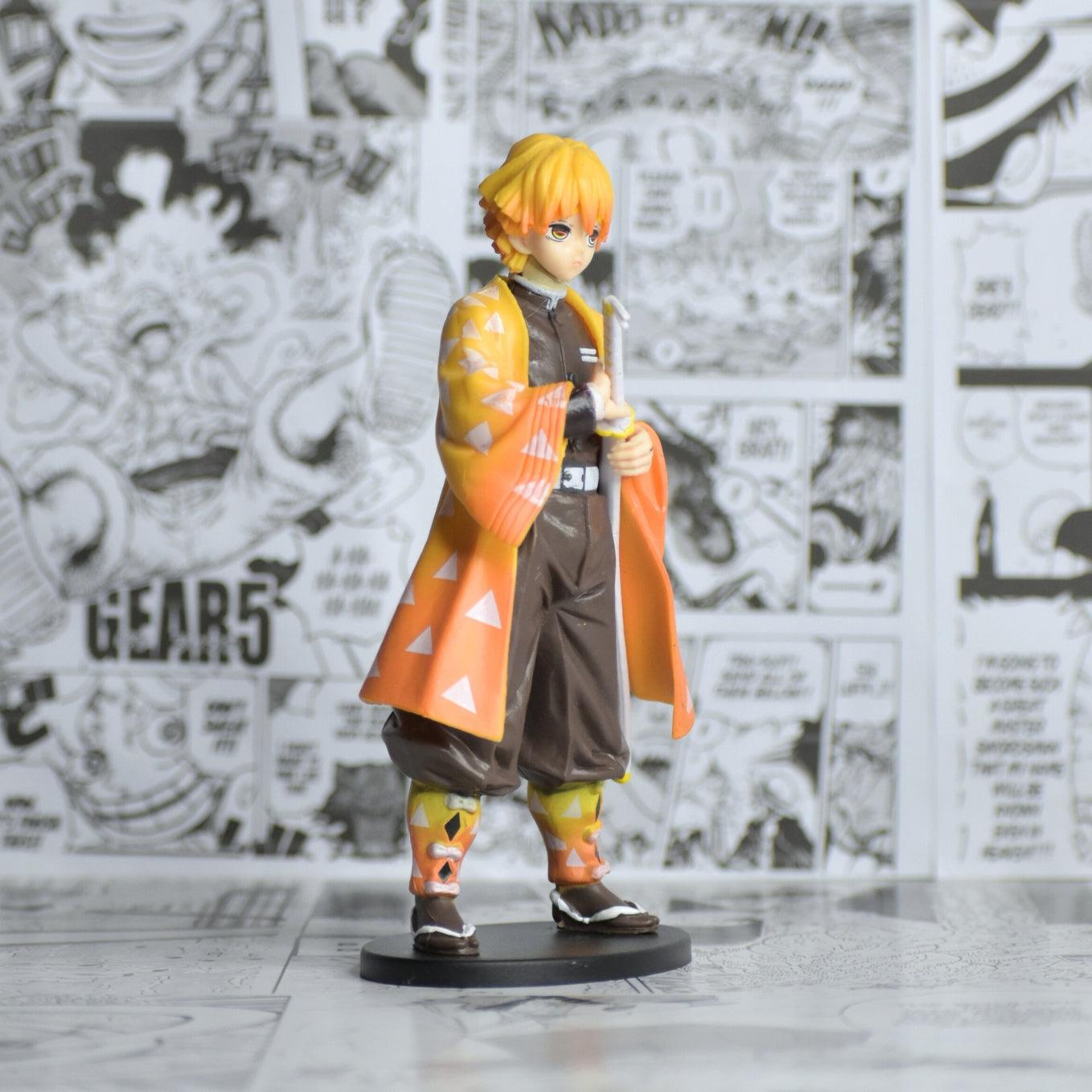 Demon Slayer Zenitsu Action Figure (16cm) with Oval Base - SoulAbiti
