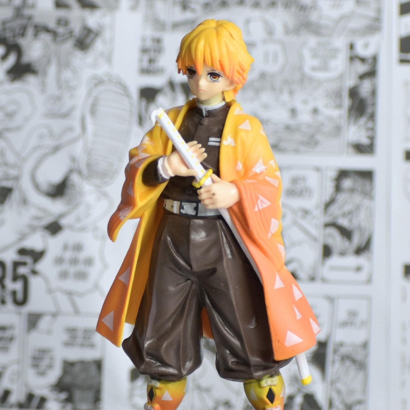 Demon Slayer Zenitsu Action Figure (16cm) with Oval Base - SoulAbiti