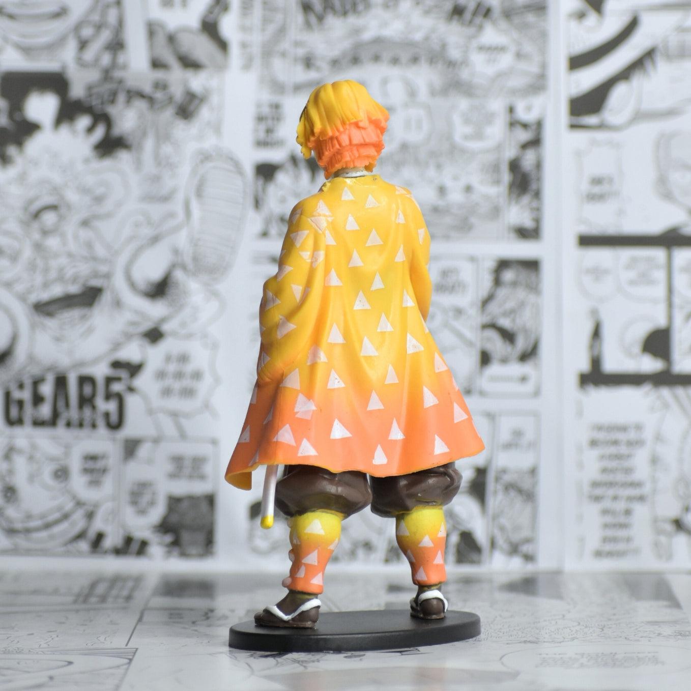 Demon Slayer Zenitsu Action Figure (16cm) with Oval Base - SoulAbiti