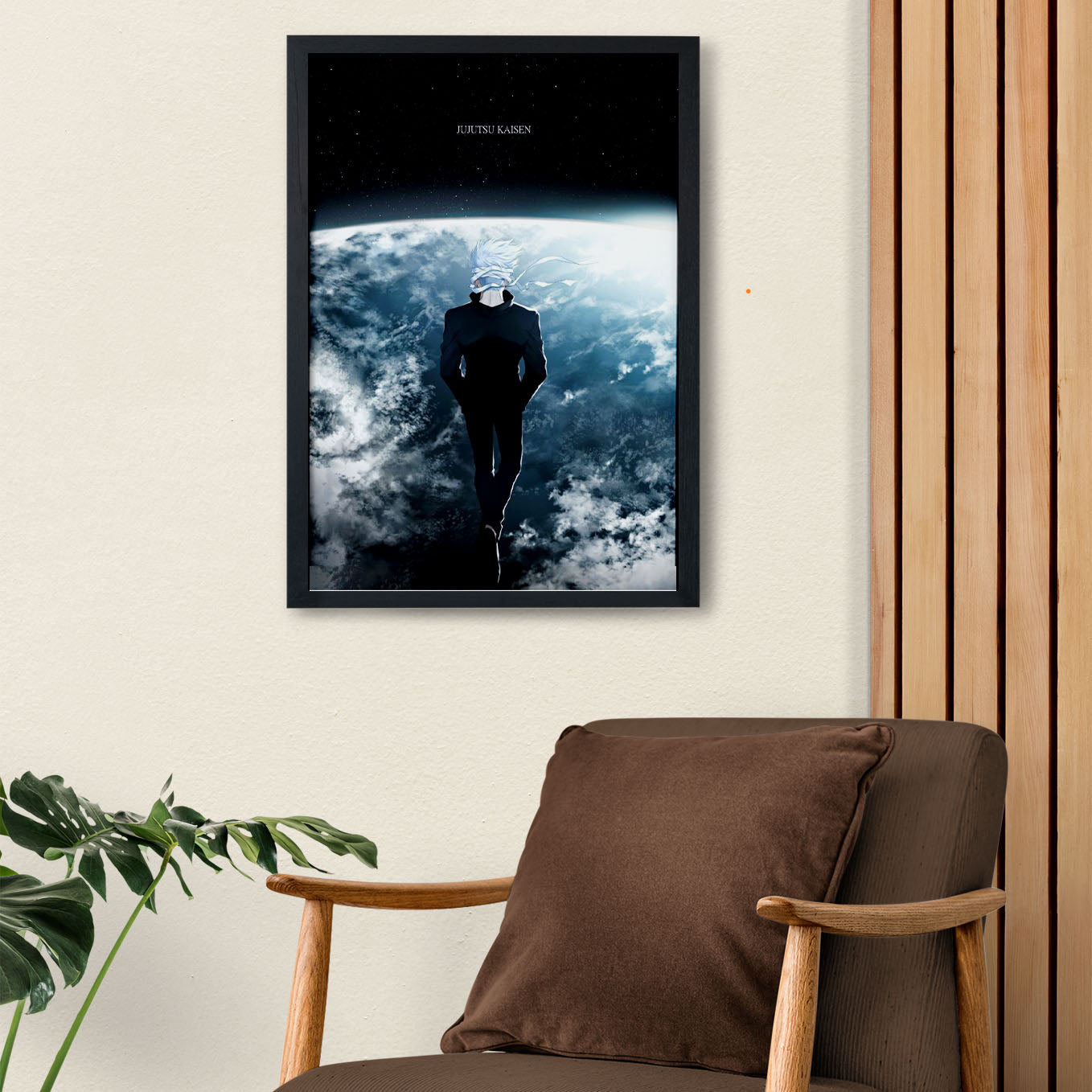 Jujutsu Kaisen Gojo Poster Framed 13x19-Inch - SoulAbiti