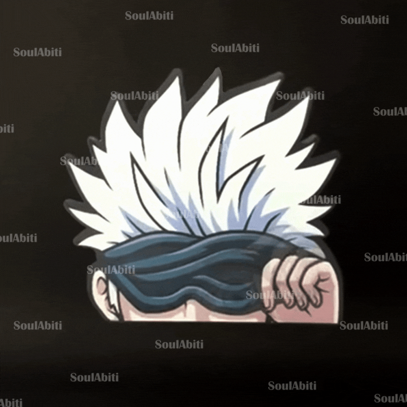 Jujutsu Kaisen Gojo Satoru 2 in 1 Lenticular sticker ( 3d Sticker ) - SoulAbiti