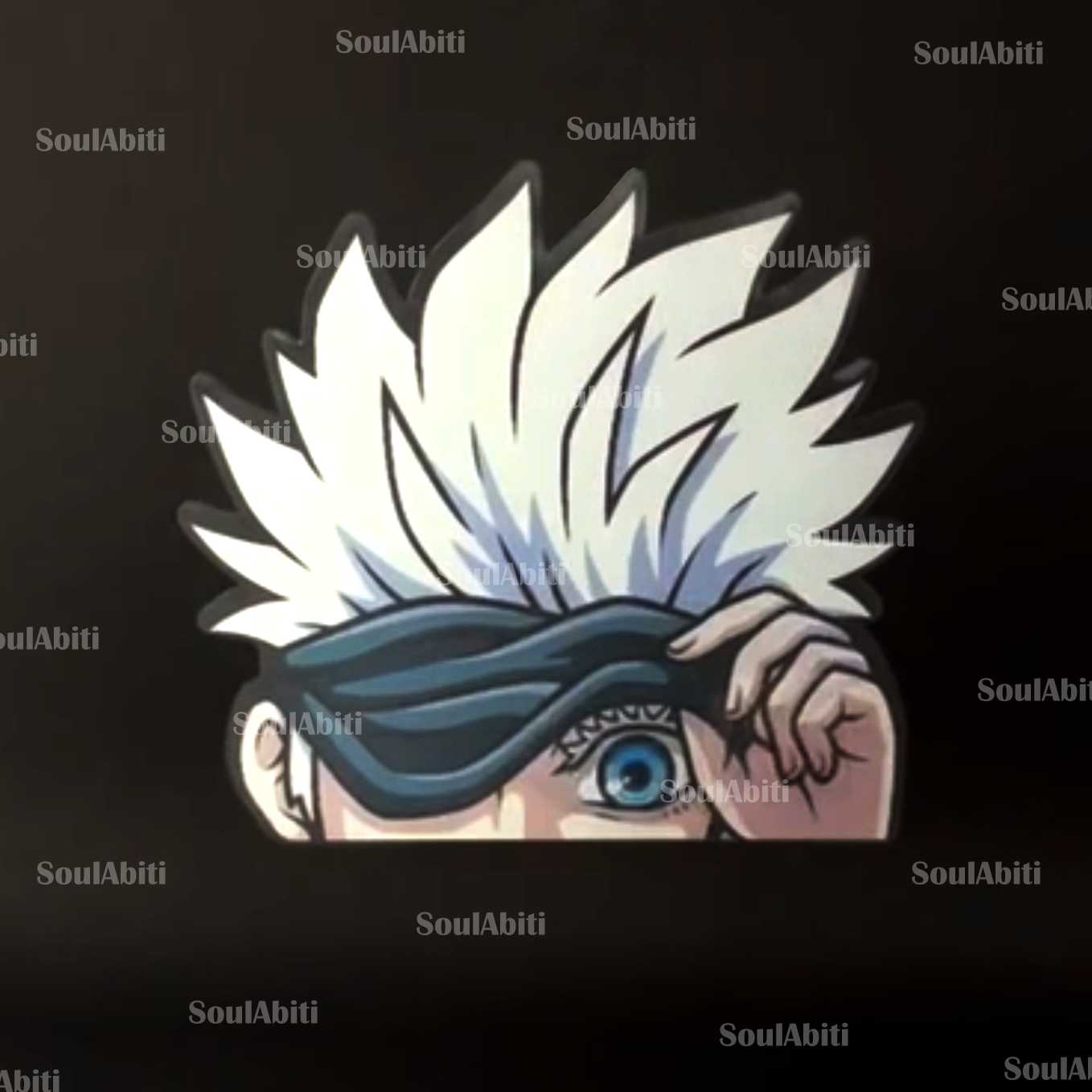 Jujutsu Kaisen Gojo Satoru 2 in 1 Lenticular sticker ( 3d Sticker ) - SoulAbiti