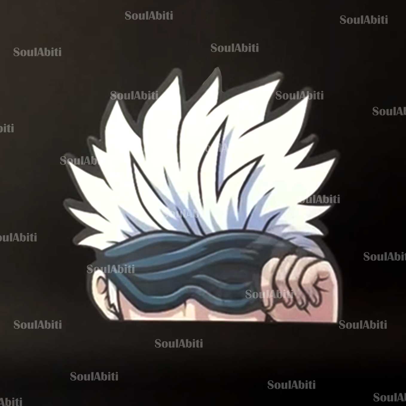 Jujutsu Kaisen Gojo Satoru 2 in 1 Lenticular sticker ( 3d Sticker ) - SoulAbiti