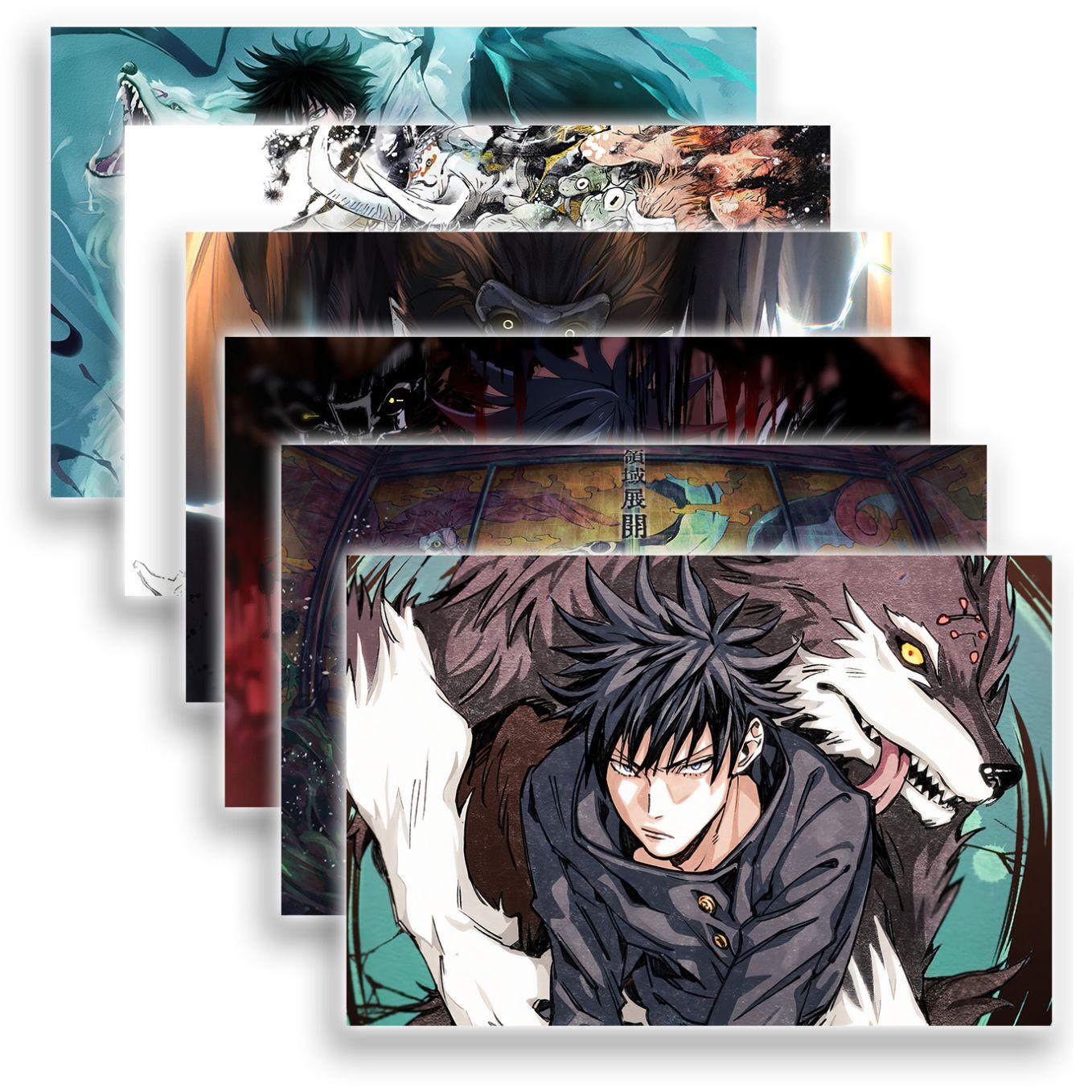 Jujutsu Kaisen Megumi Fushiguro Poster 6 Landscape 12x18 Inches 350 GSM - SoulAbiti