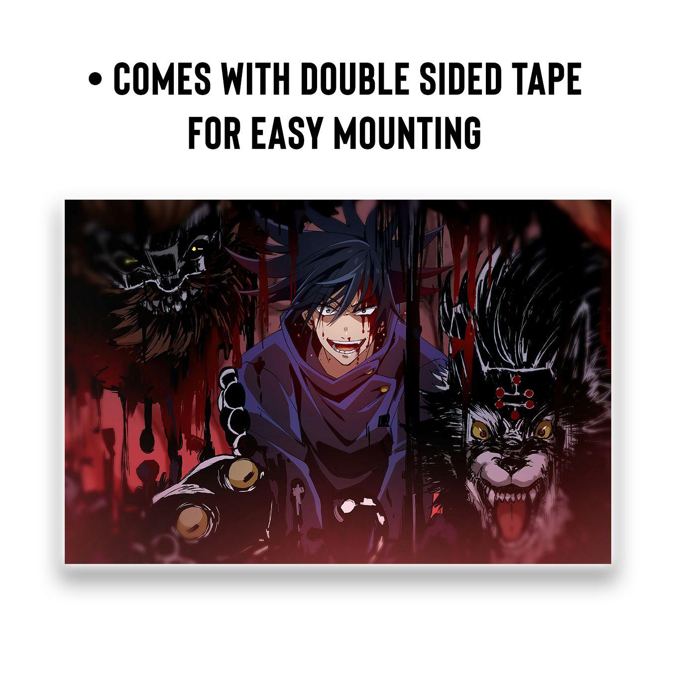 Jujutsu Kaisen Megumi Fushiguro Poster 6 Landscape 12x18 Inches 350 GSM - SoulAbiti