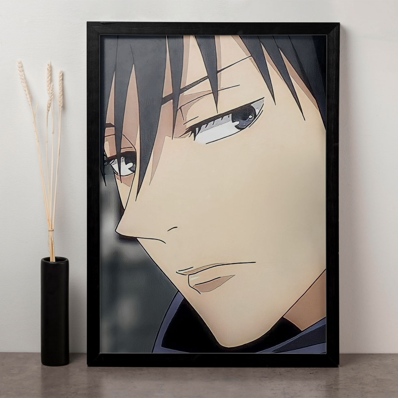 Jujutsu Kaisen Megumi Poster Framed 13x19-Inch - SoulAbiti
