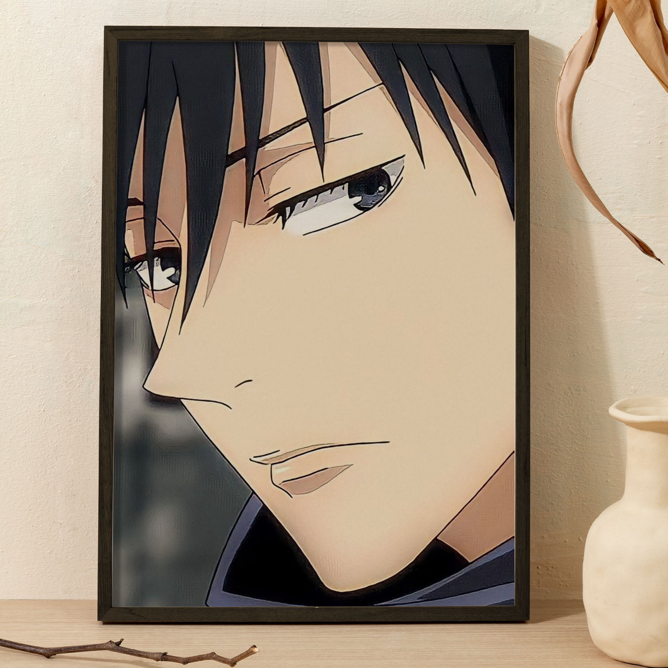 Jujutsu Kaisen Megumi Poster Framed 13x19-Inch - SoulAbiti